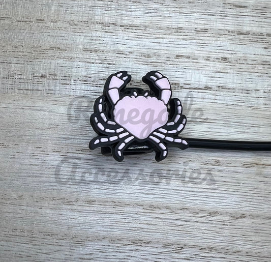 Straw Topper - Crab