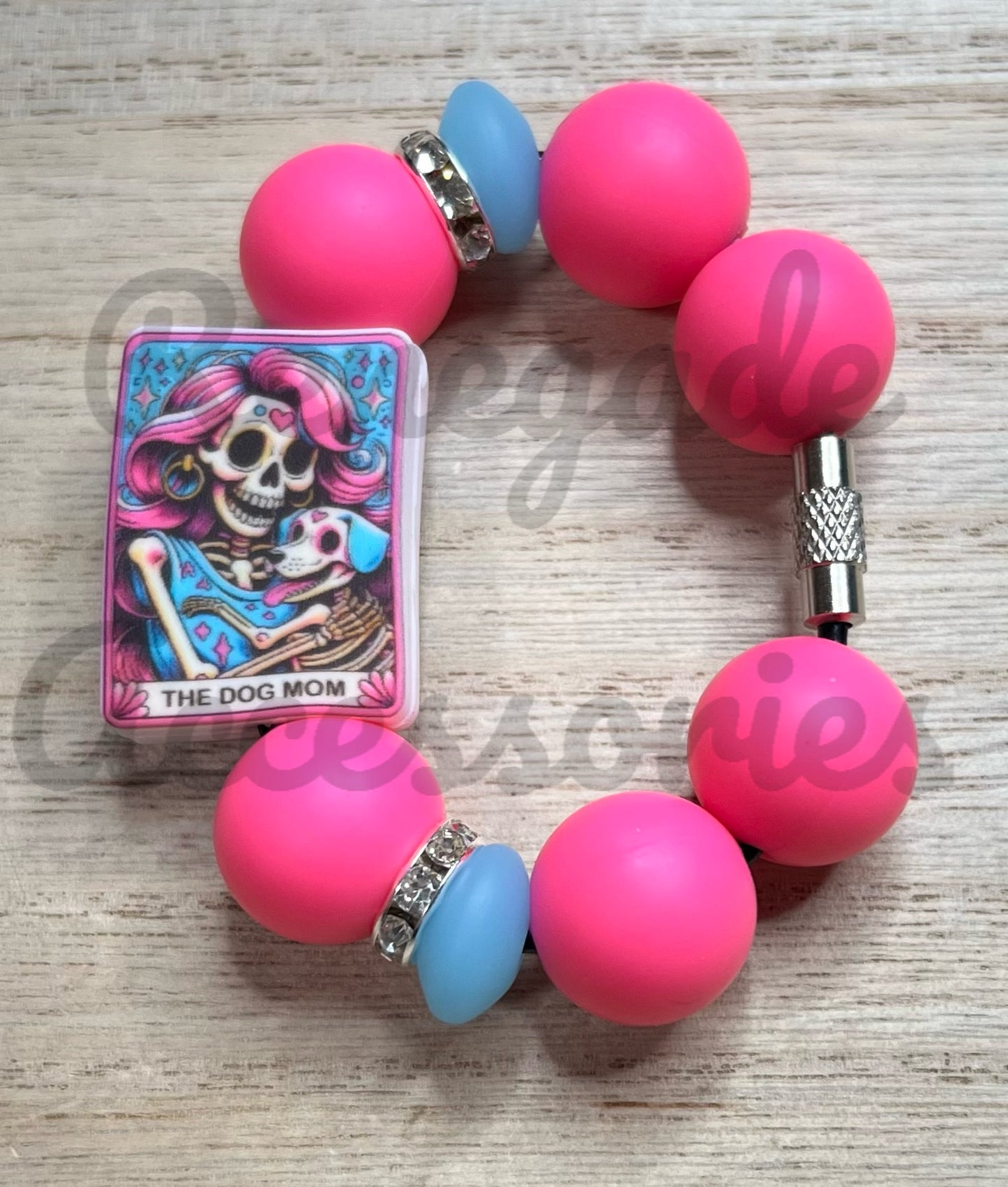Silicone Charm - The Dog Mom Tarot