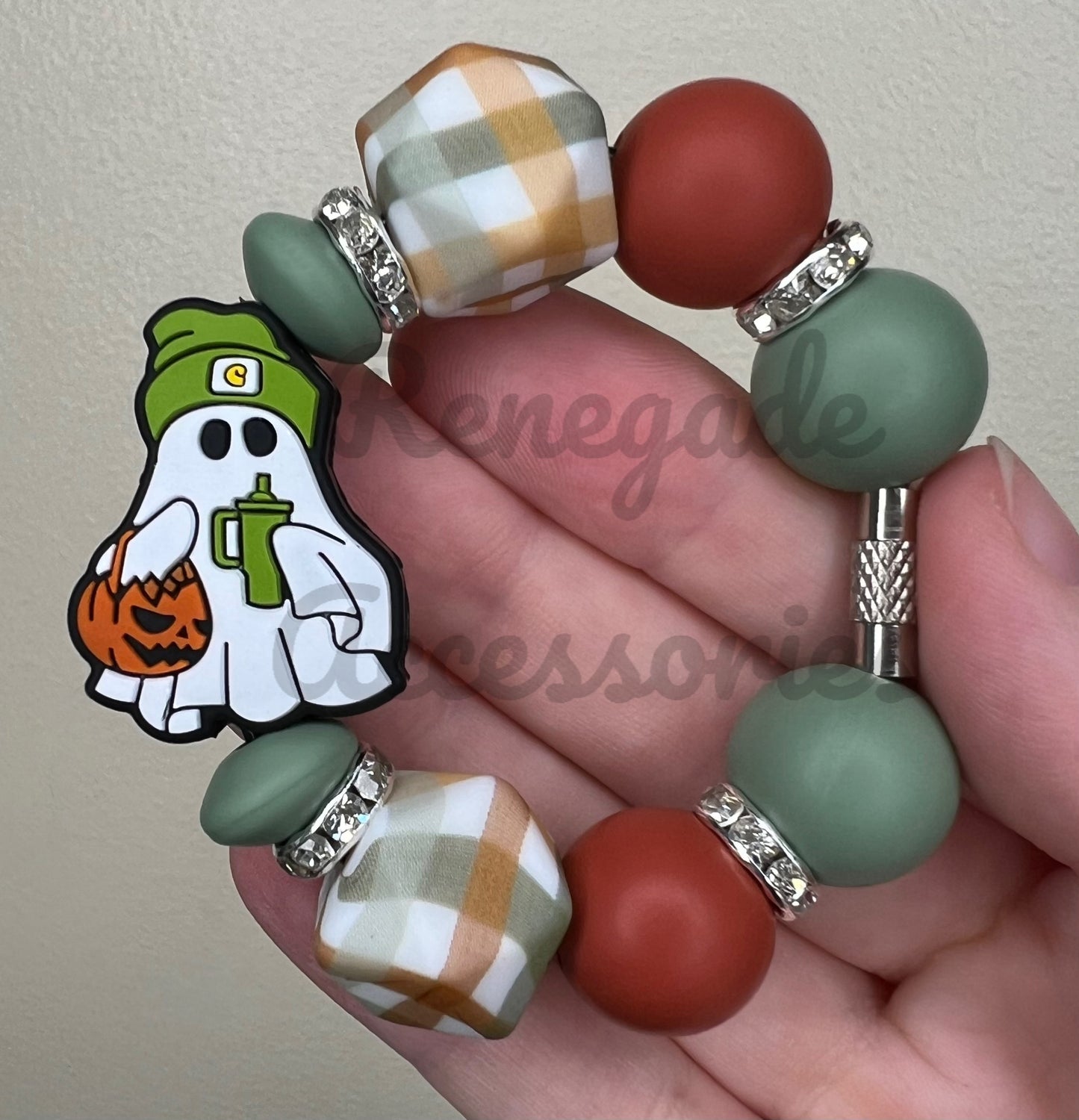 Silicone Charm - Bougie Ghost