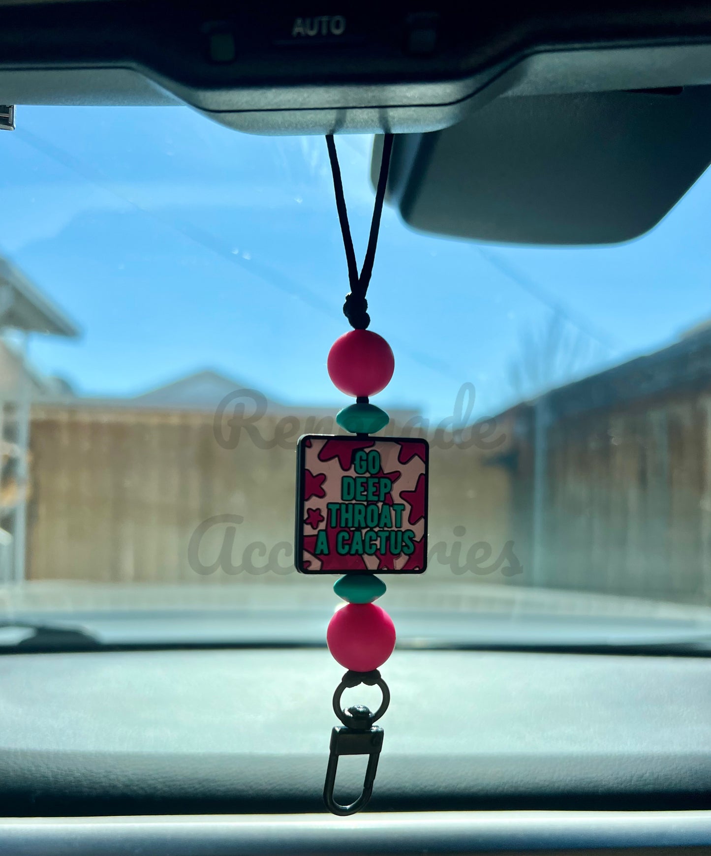 Car Freshie Hanger ONLY - Go Deep Throat A Cactus