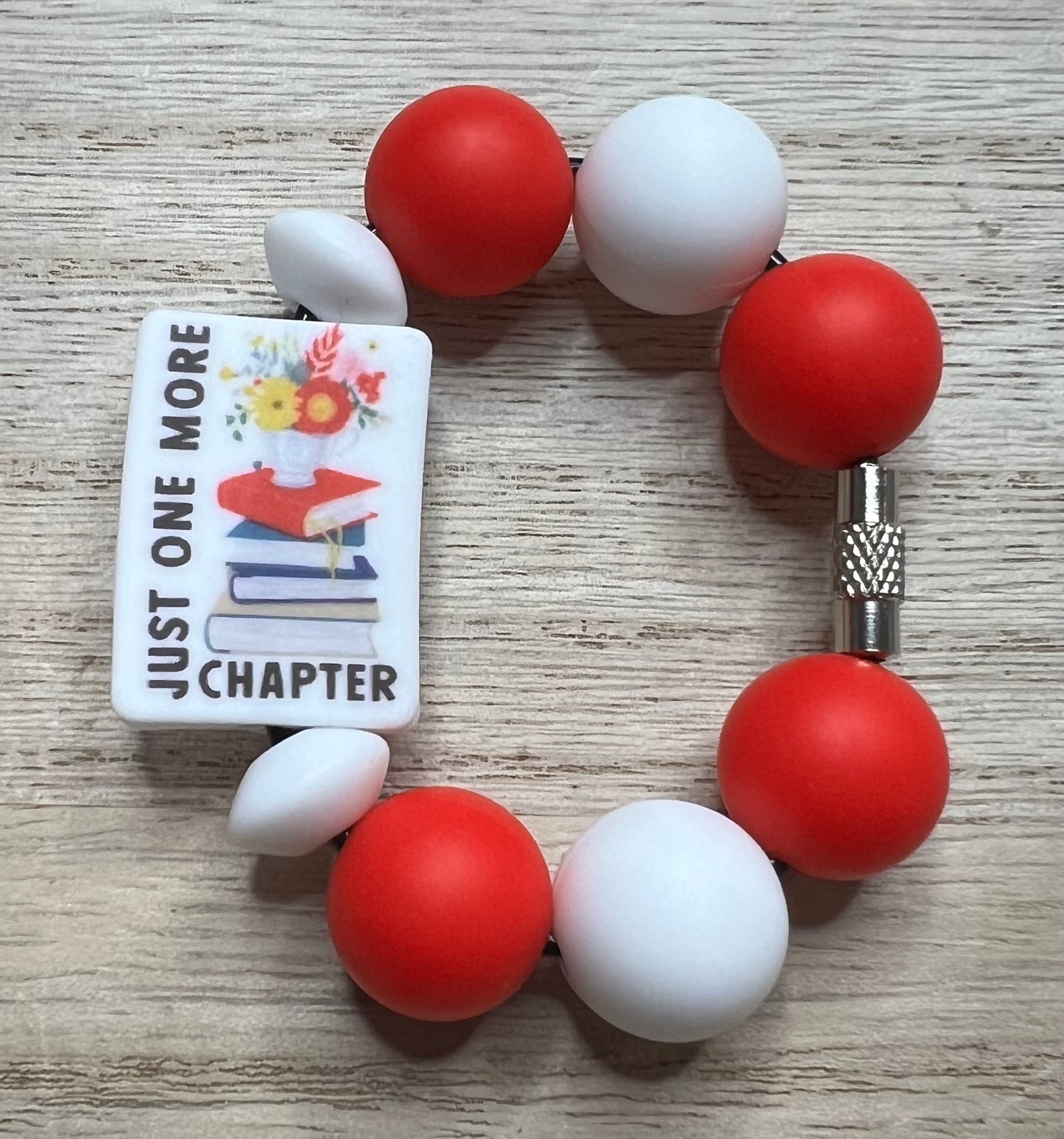 Silicone Charm - Just One More Chapter - Books