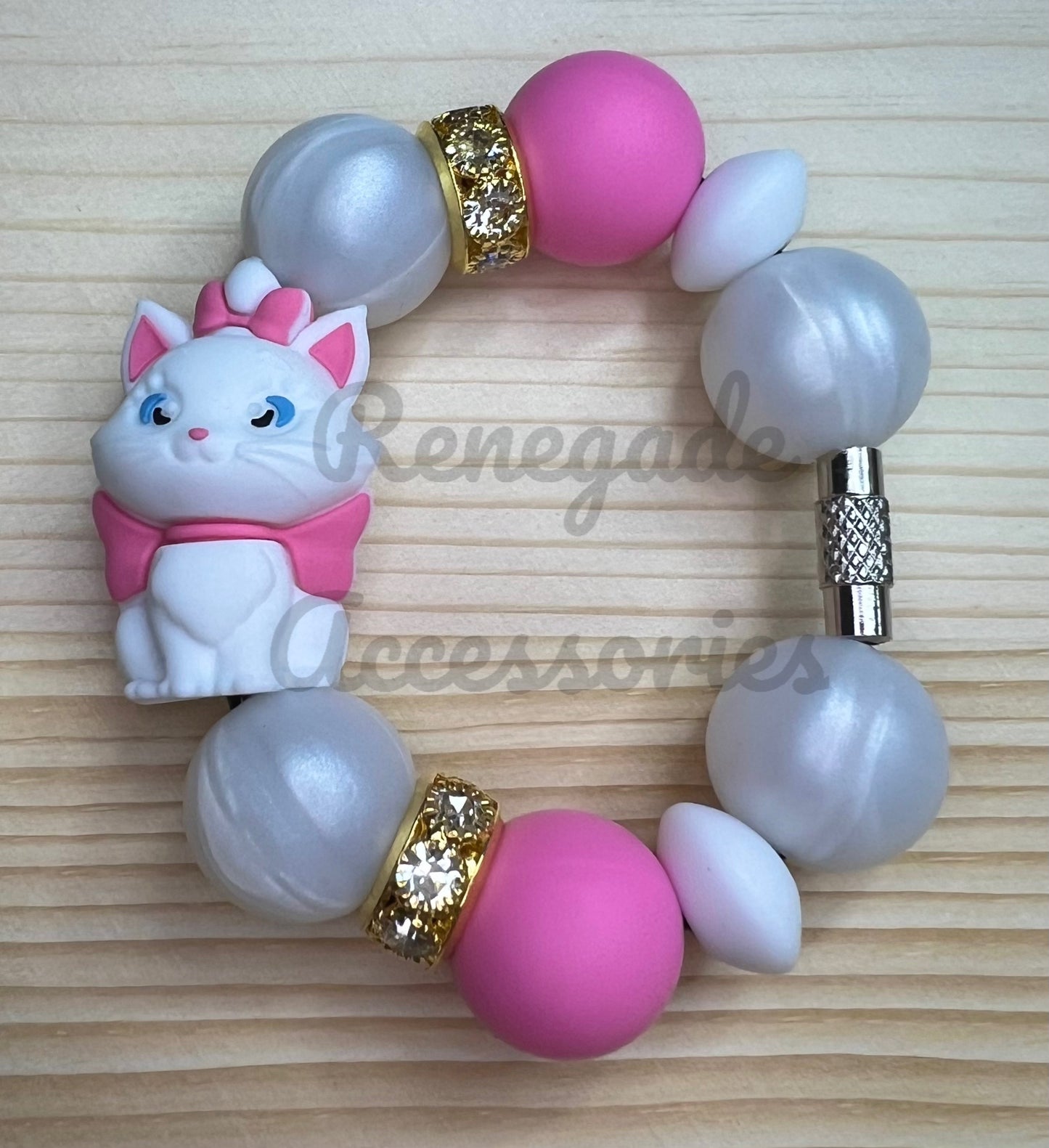 Silicone Charm - Marie Cat Character 3D