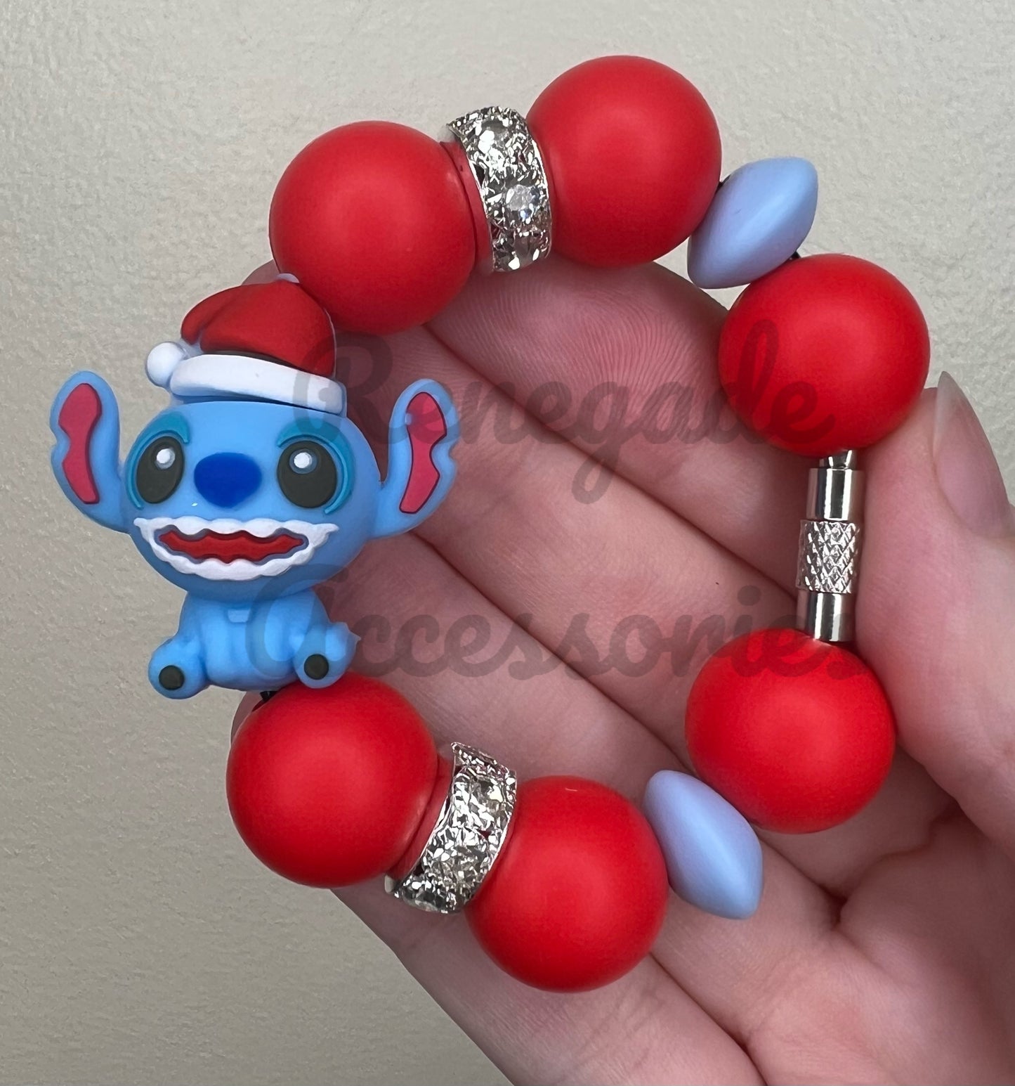 Silicone Charm - Blue Alien
