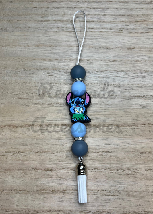 Silicone Charm - Enchanted Charms - Blue Alien Hula Skirt
