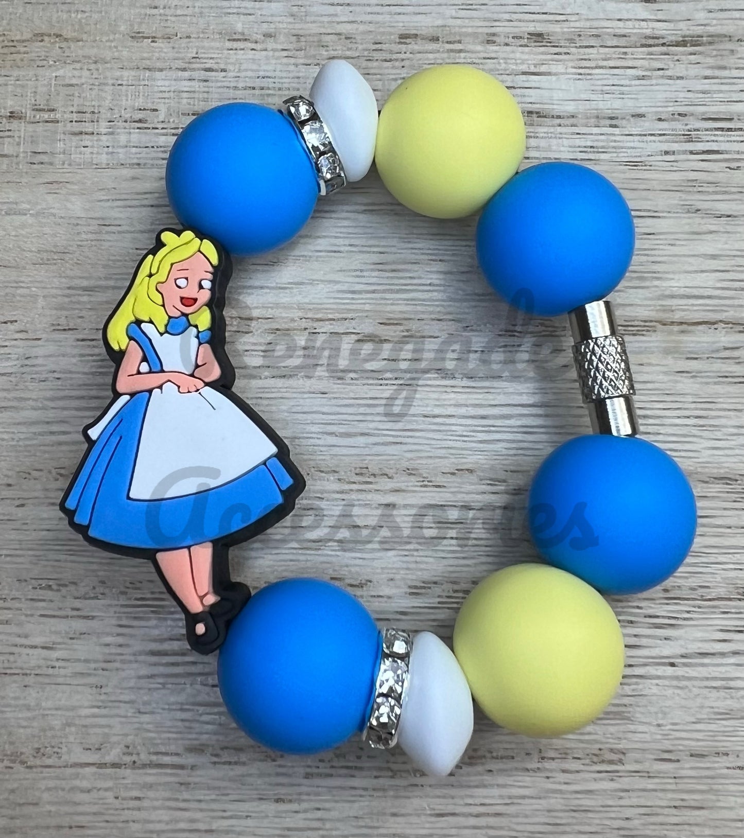 Silicone Charm - Alice Character - Wonderland