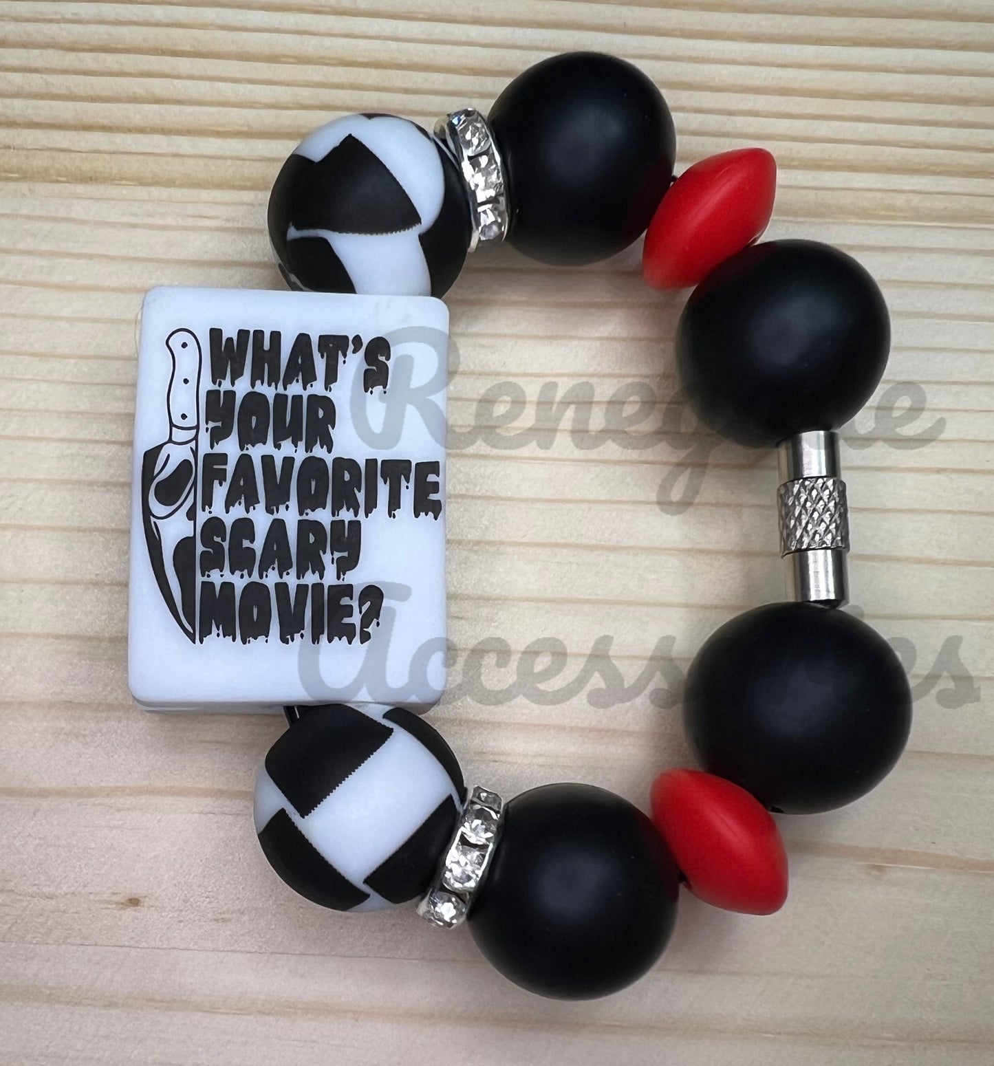 Silicone Charm - Ghostface What’s Your Favorite Scary Movie?