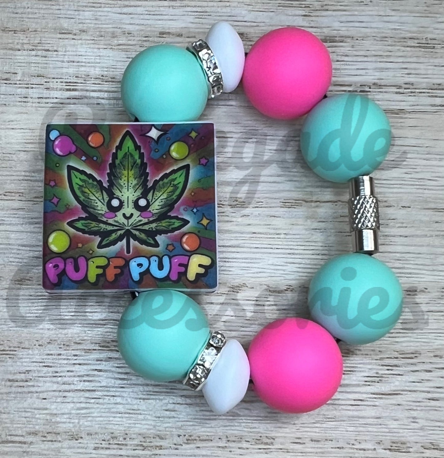 Silicone Charm - Puff Puff - 420