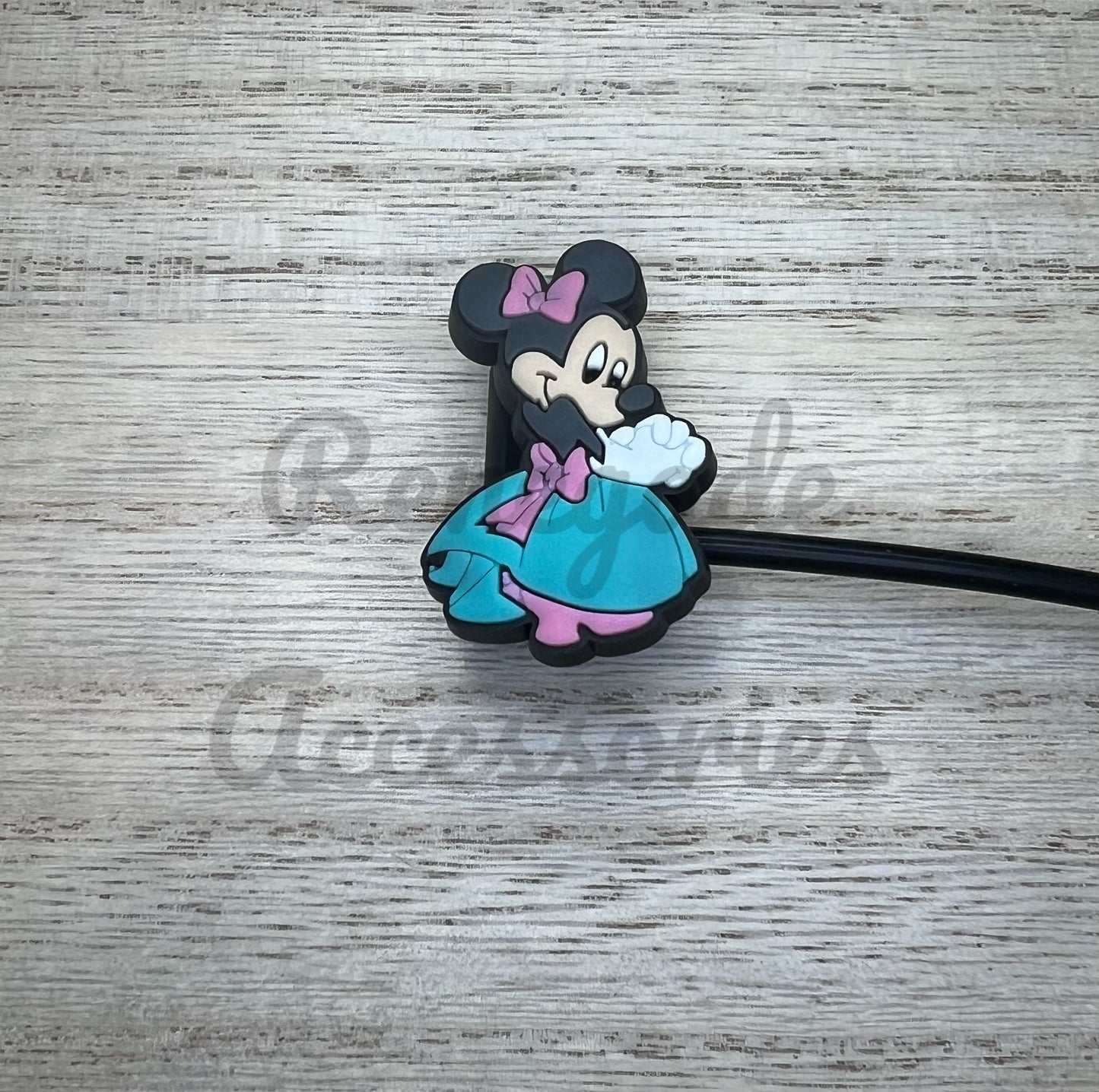 Straw Topper - Slipper Princess Mouse Ears