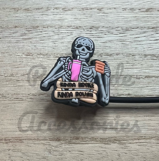 Straw Topper - Kinda Broke Kinda Bougie