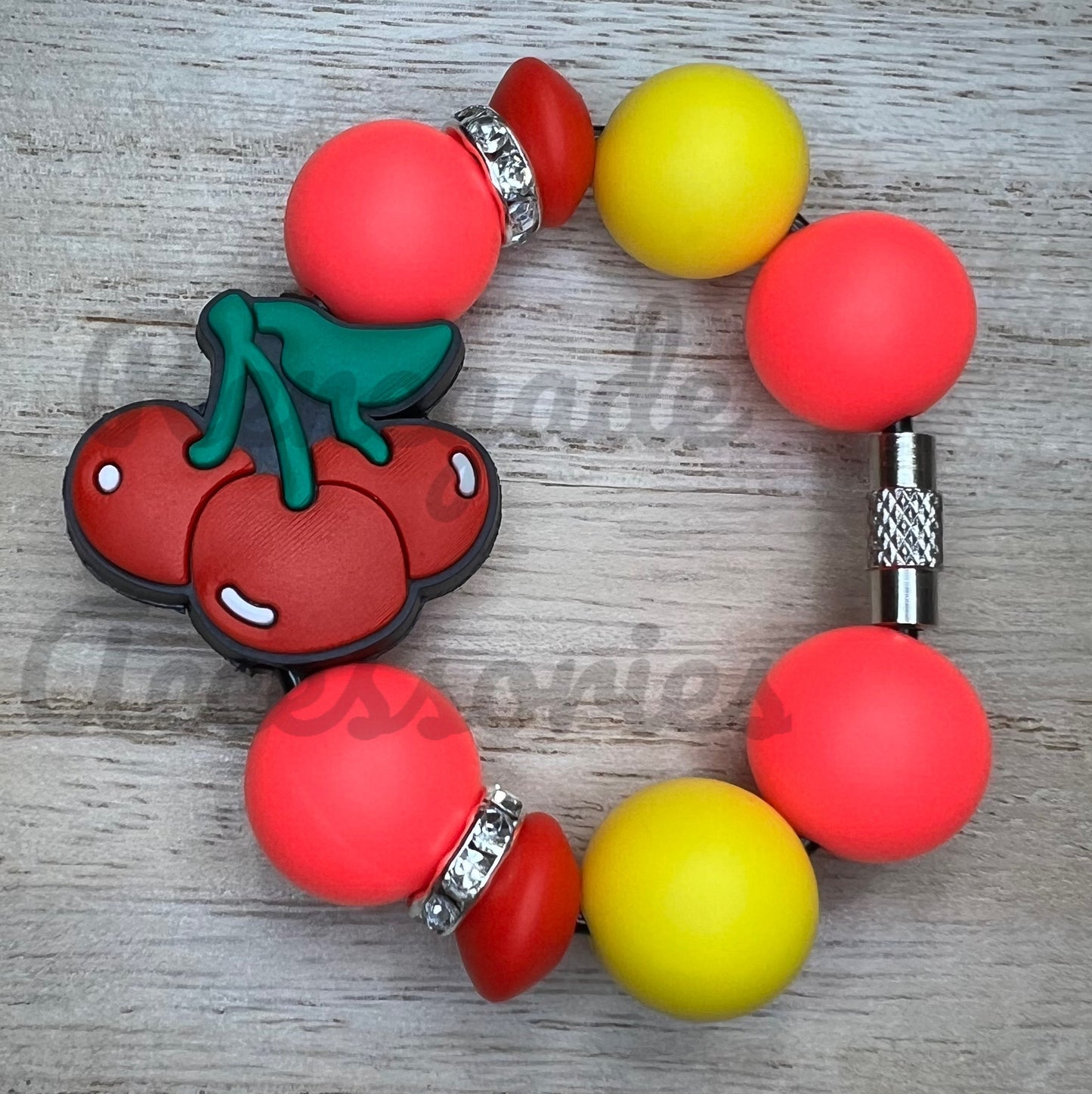 Silicone Charm - Cherry - Farmers Market