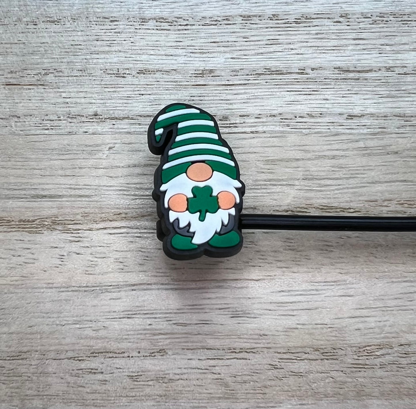 Straw Topper - St Pattys Gnome