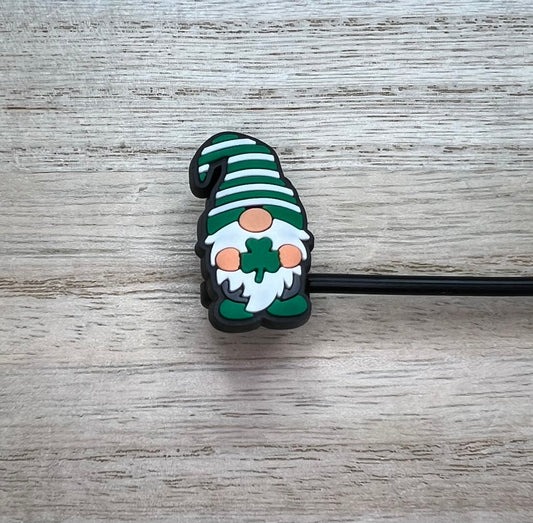 Straw Topper - St Pattys Gnome