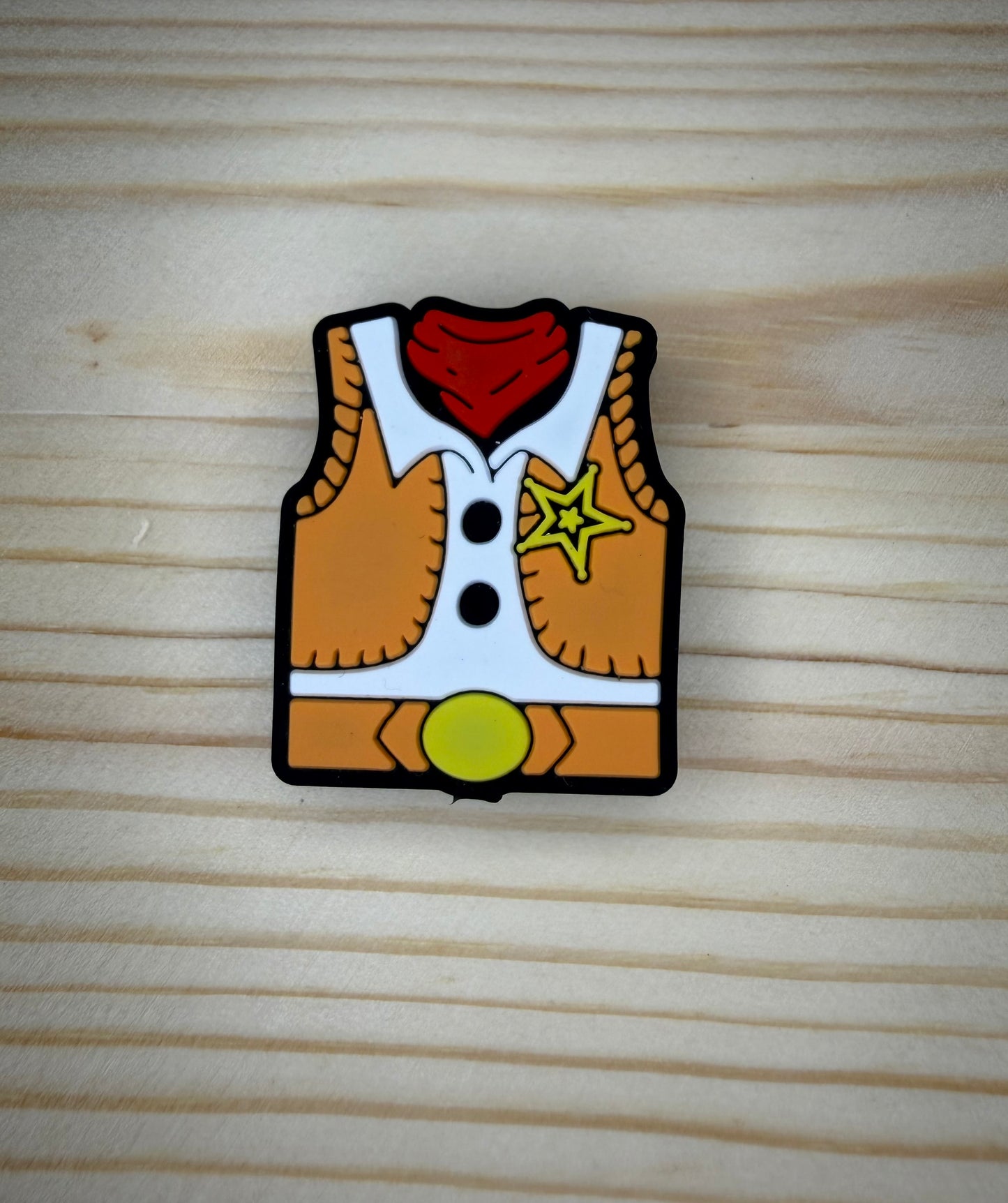 Focal Bead - Cowboy Vest