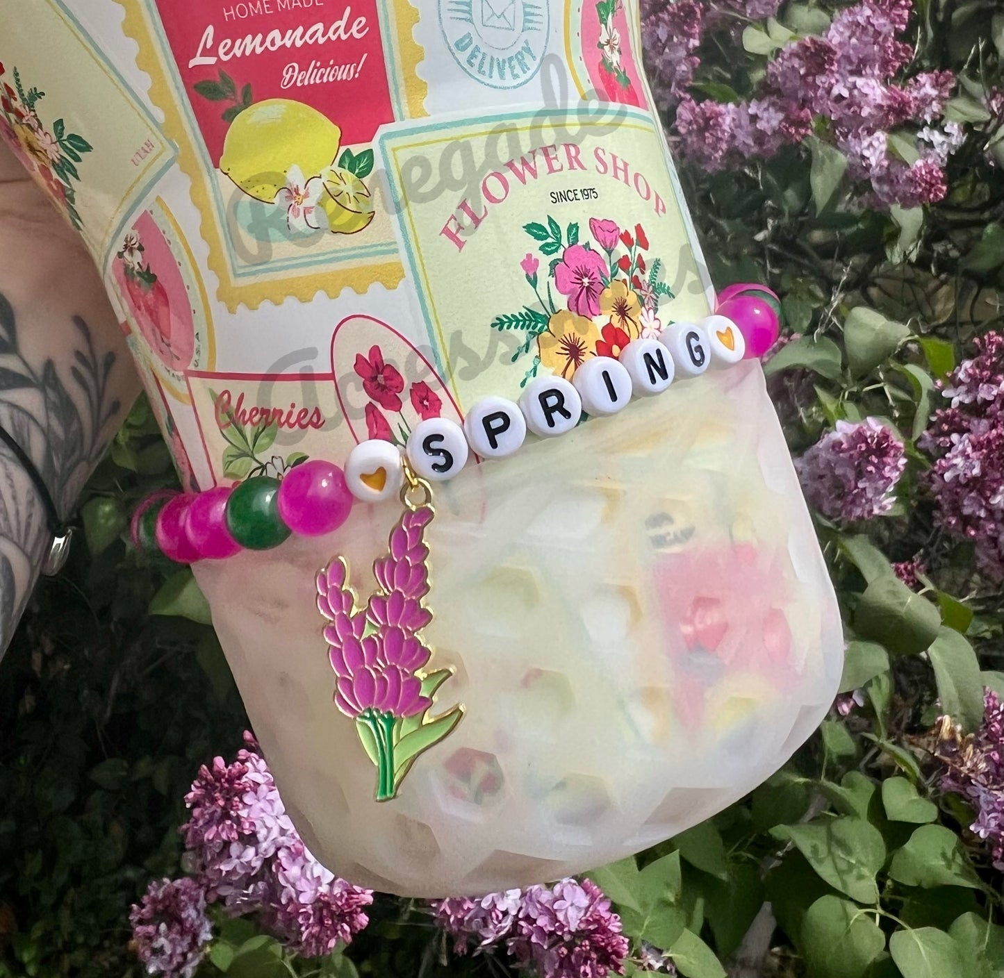 Tumbler Bracelet - Spring Floral - Hydrojug
