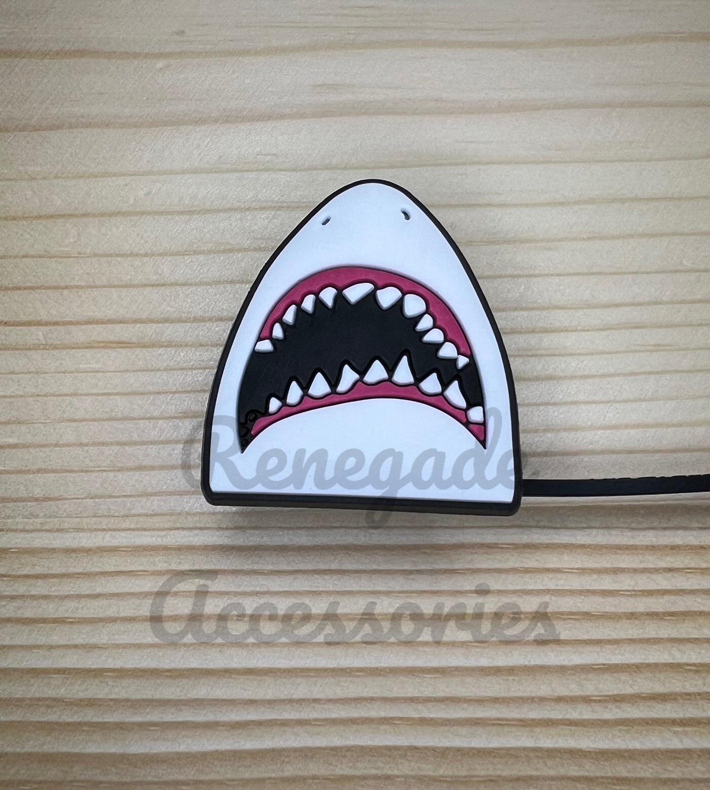 Straw Topper - Shark