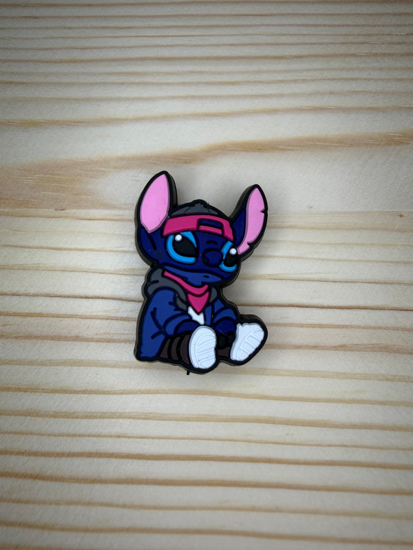 Focal Bead - Blue Alien