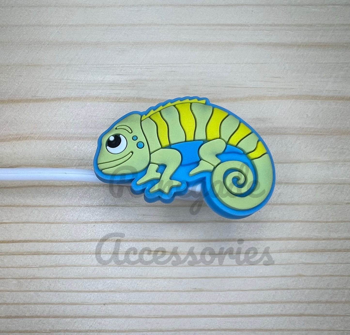 Straw Topper - Gecko Lizard