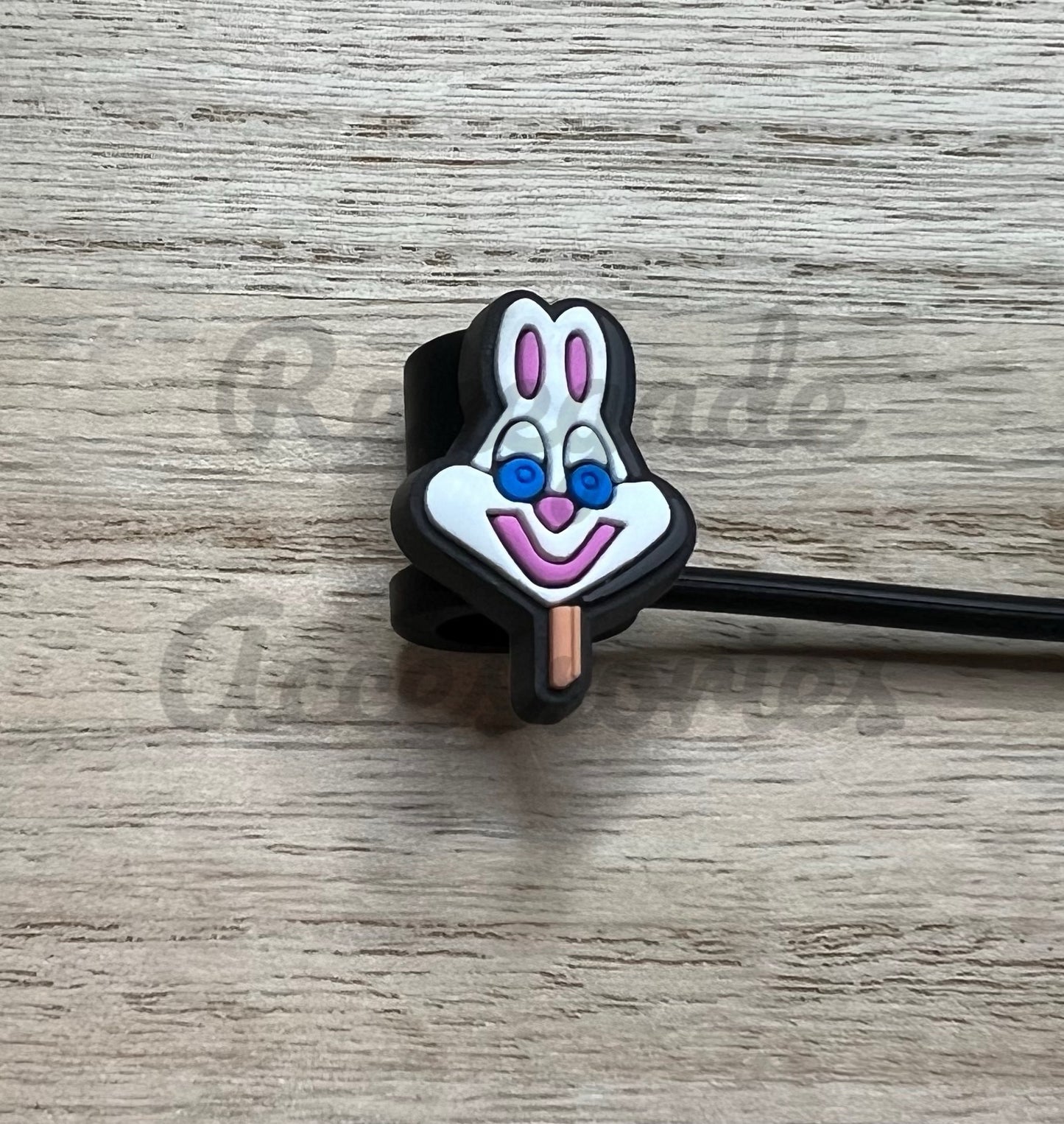 Straw Topper - Bunny Ice Cream - Character