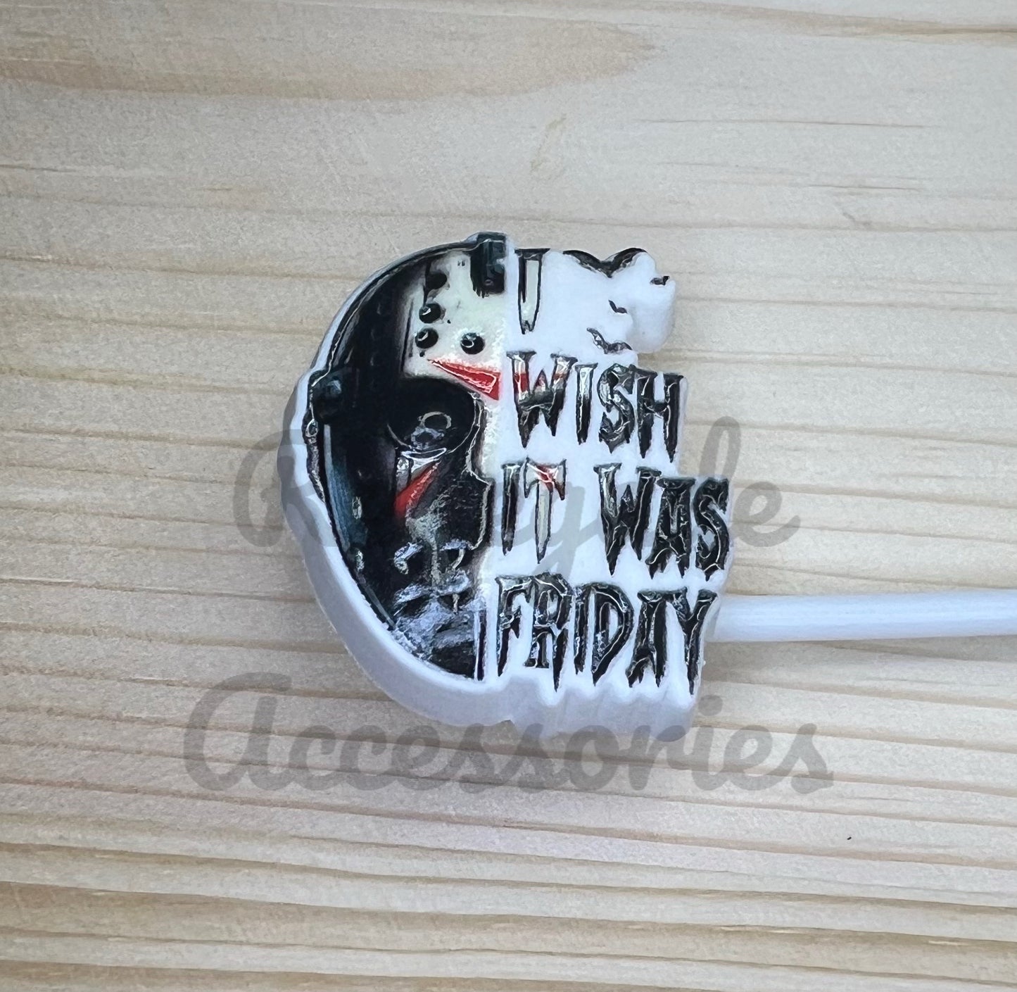 Straw Topper - Jason Wish It Was Friday