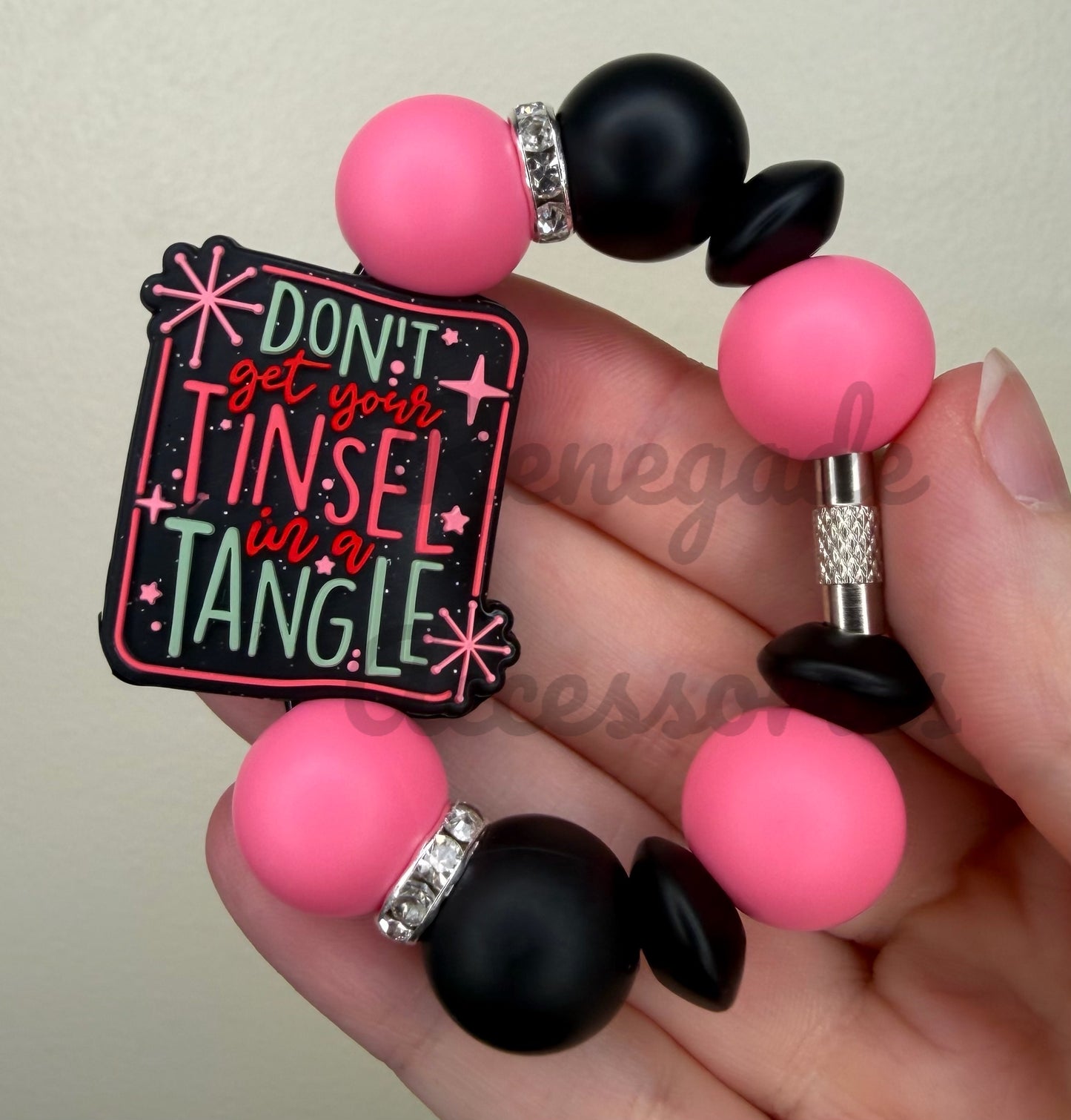 Silicone Charm - Don’t Get Your Tinsel In A Tangle