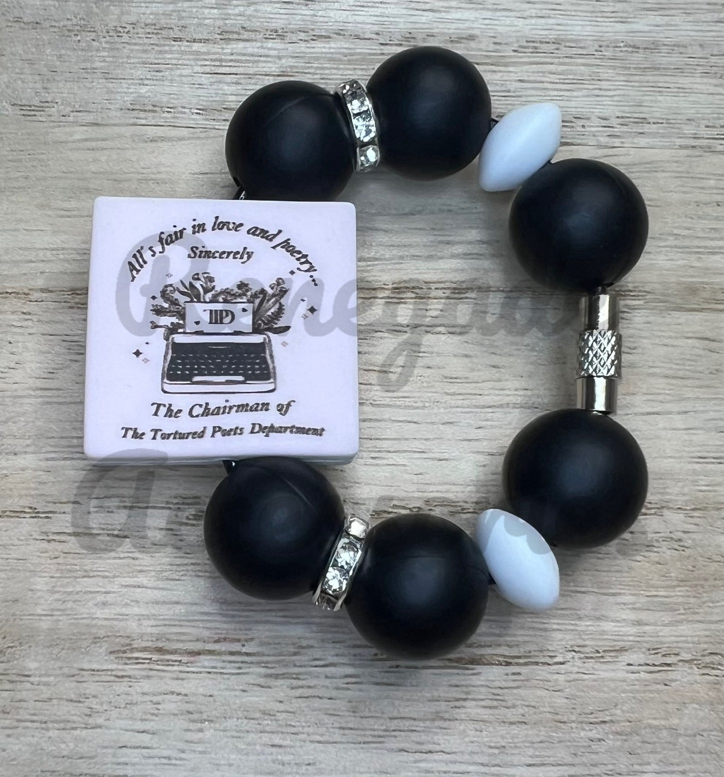 Silicone Charm - TTPD - Taylor