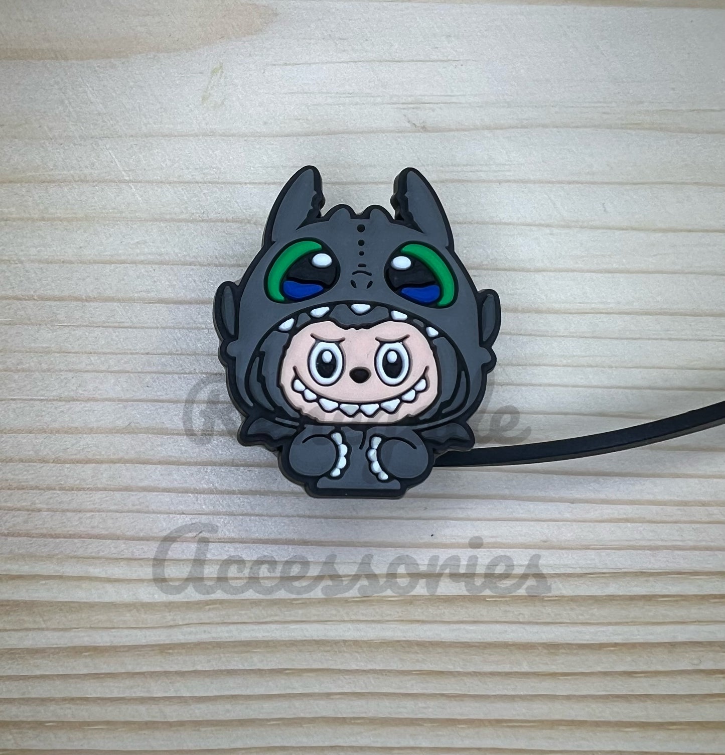 Straw Topper - Bubu Toothless Dragon