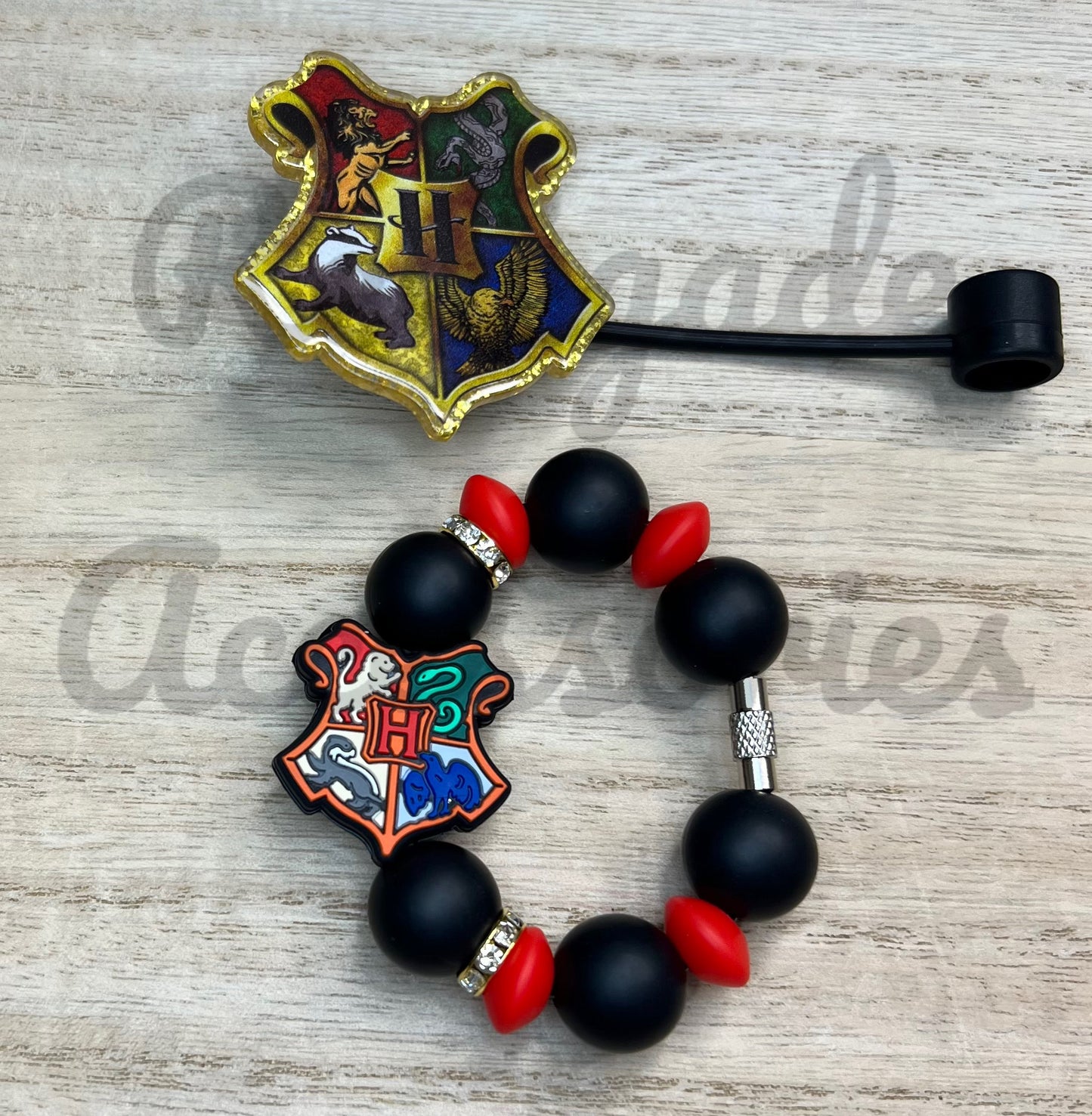 Silicone Charm & Topper SET - HP Crest