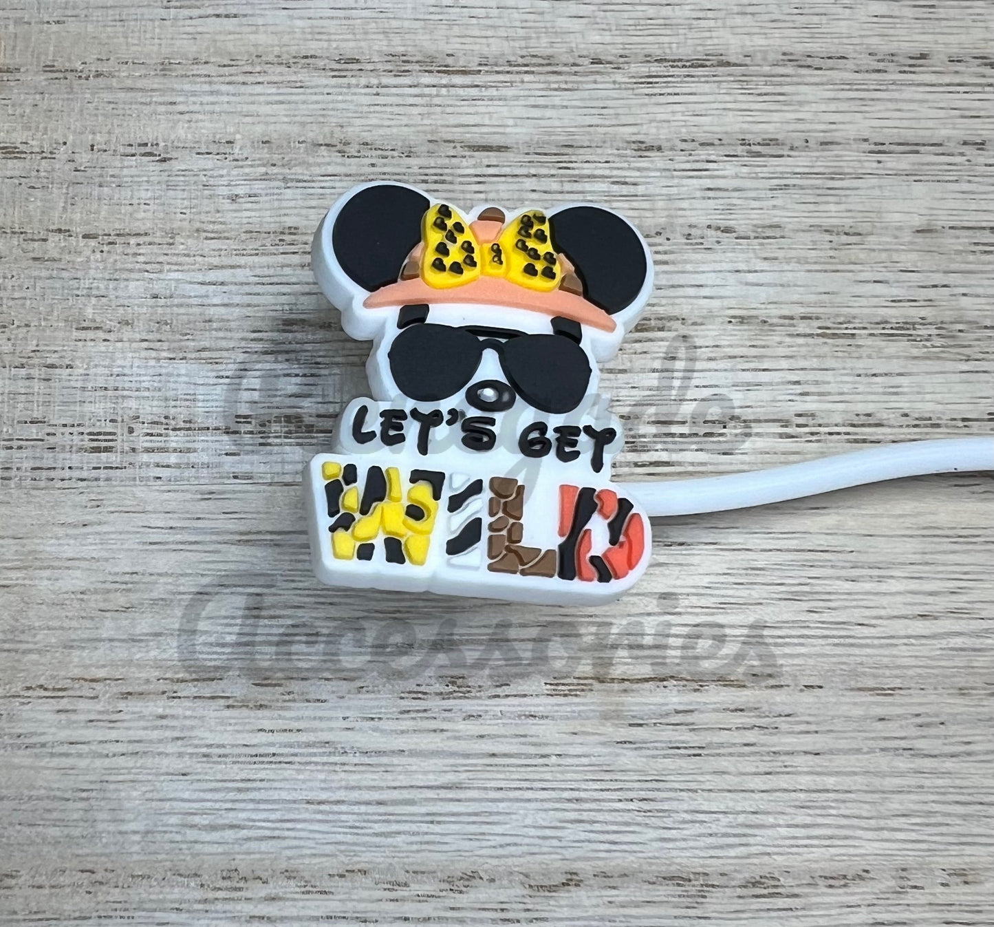 Straw Topper - Let’s Get Wild Mouse Ears
