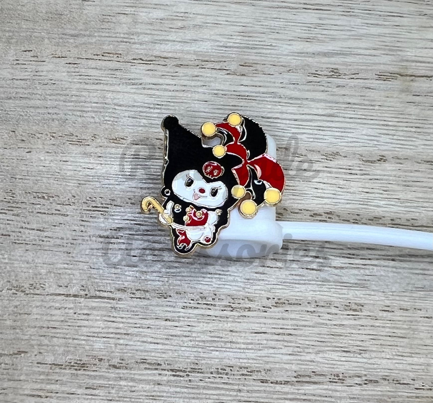 Straw Topper - Metal - HK Kuro Character - Circus