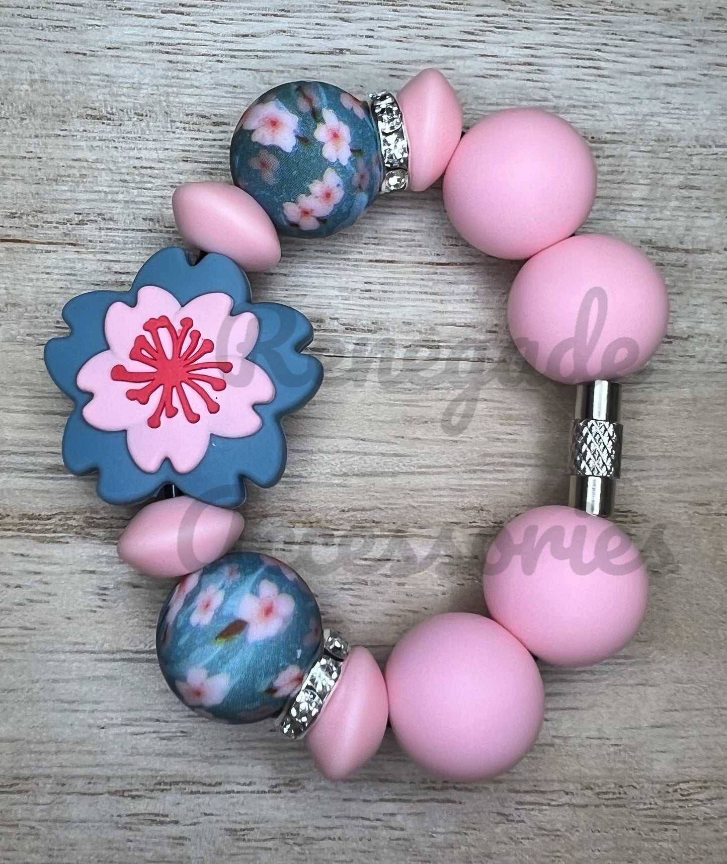 Silicone Charm - Cherry Blossom - Flower