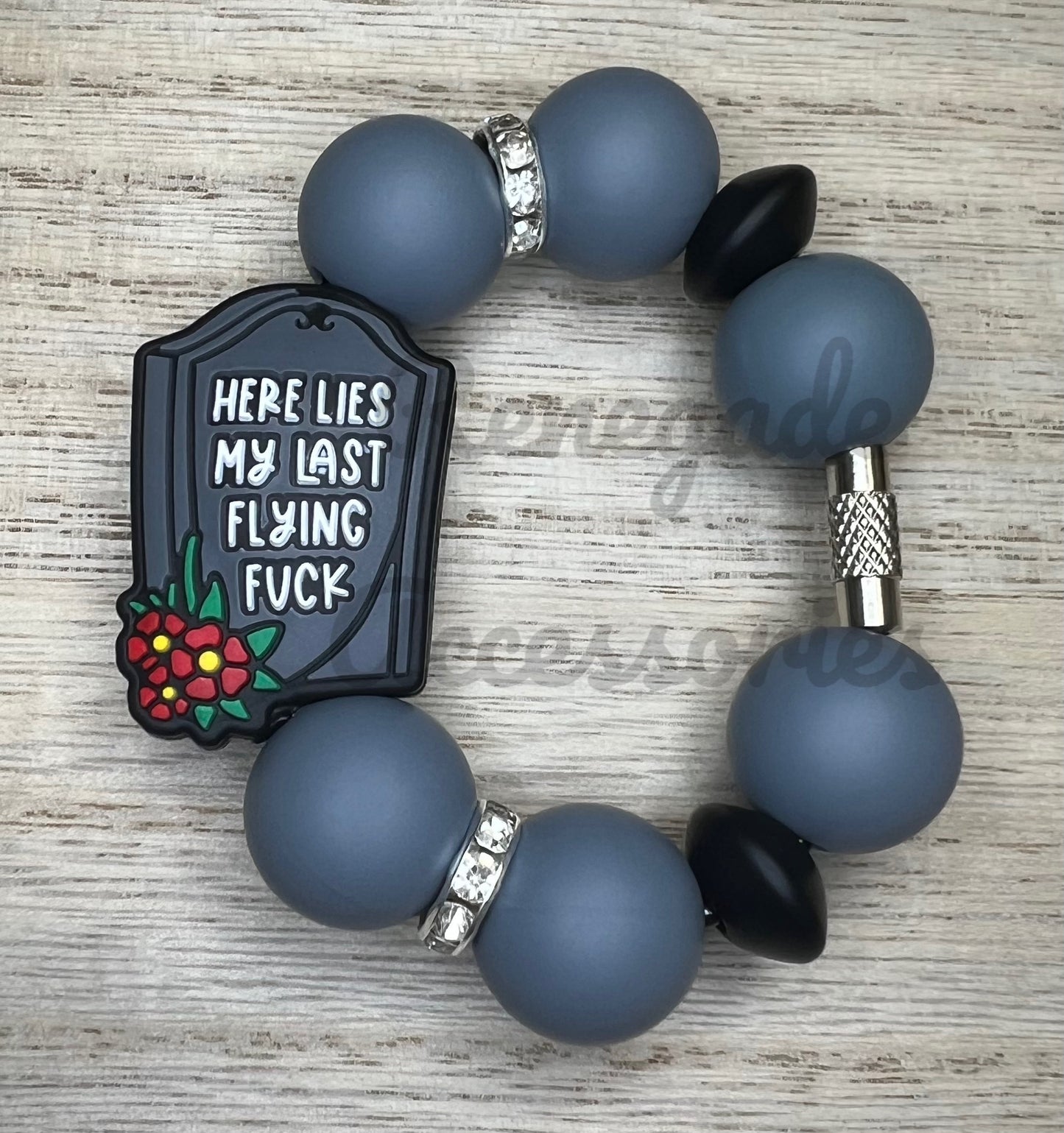 Silicone Charm - My Last Flying F**k