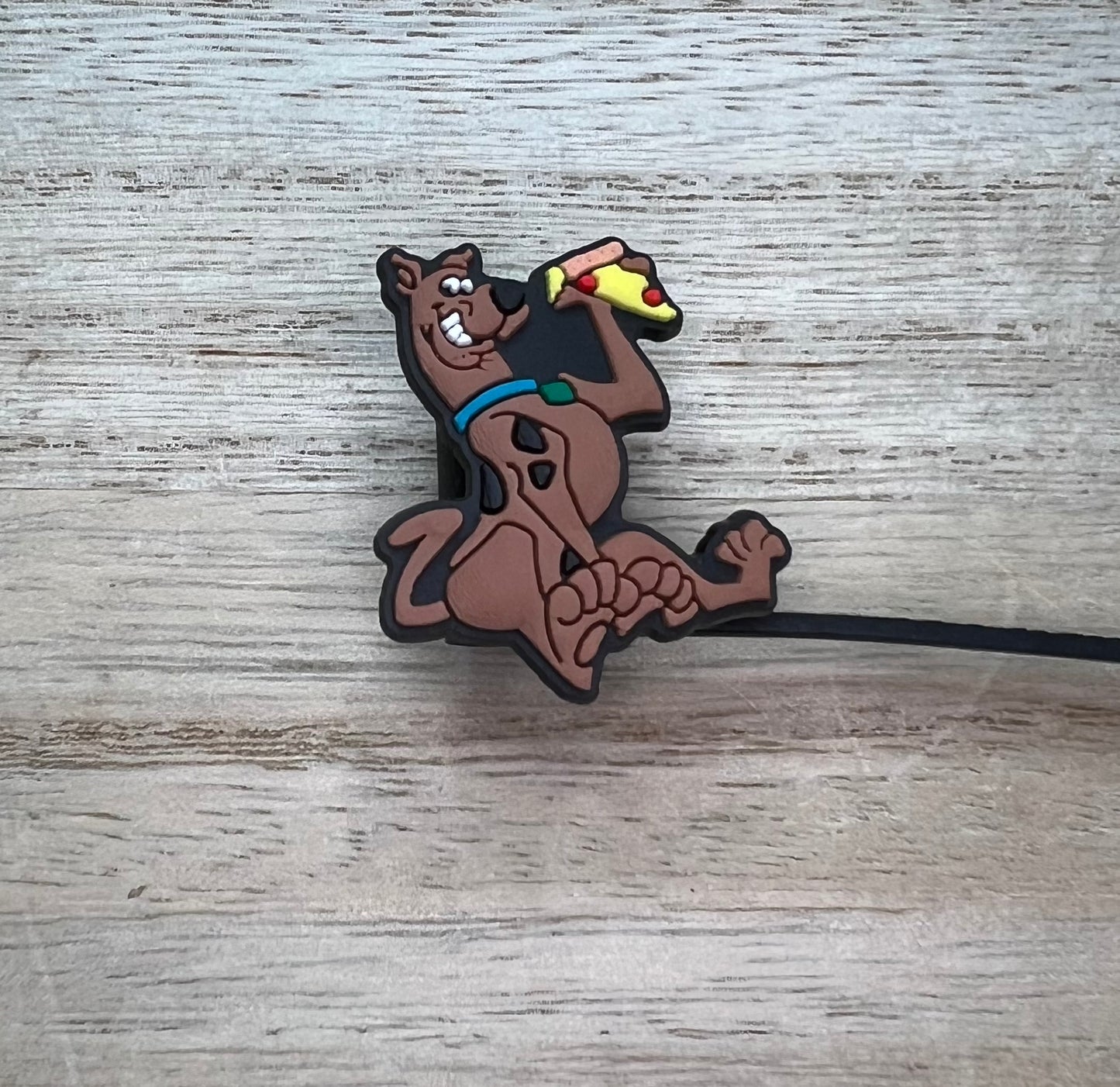 Straw Topper - SD Dog Character Pizza
