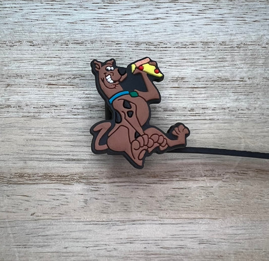 Straw Topper - SD Dog Character Pizza