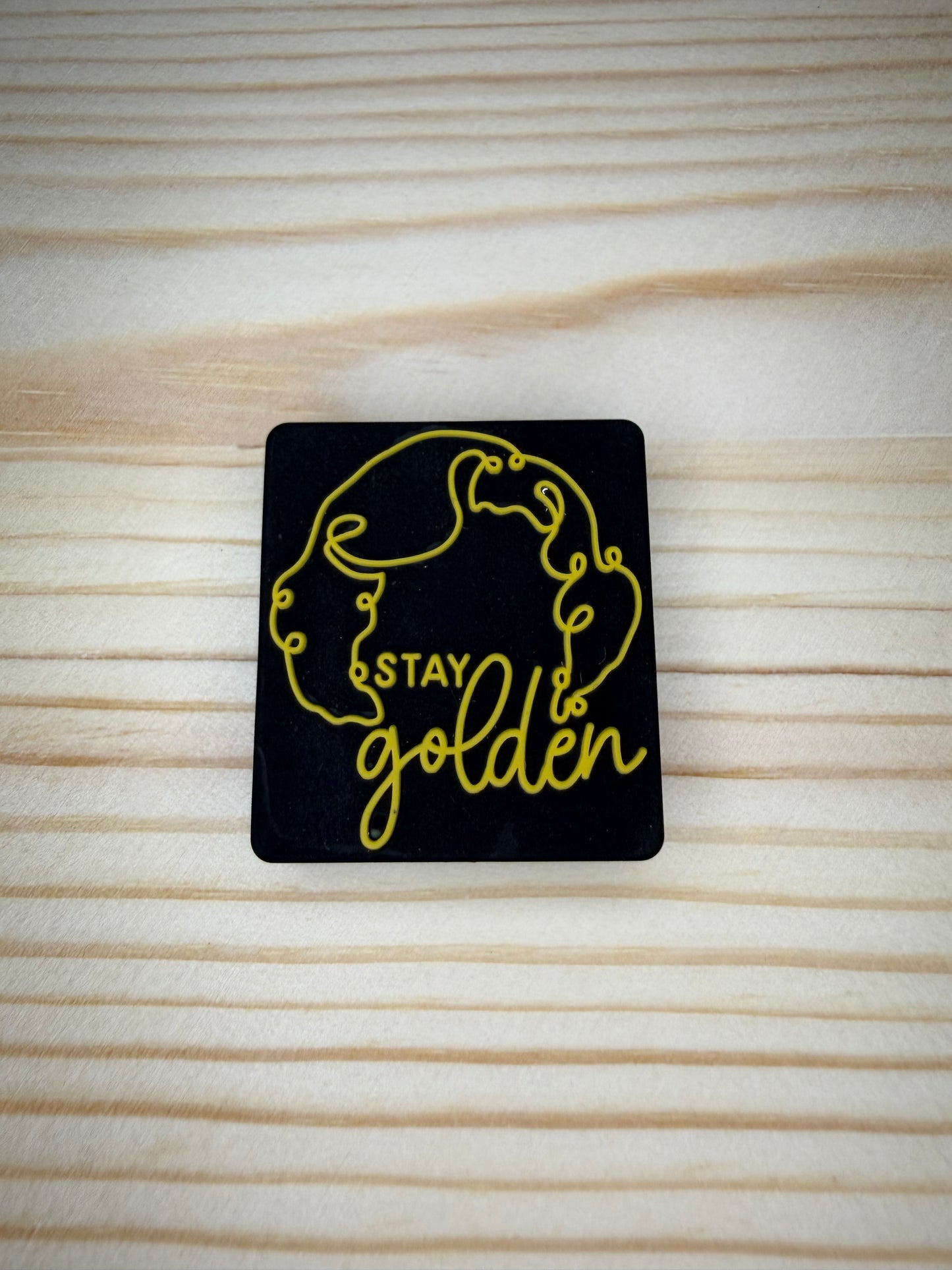 Focal Bead - Stay Golden Grannies