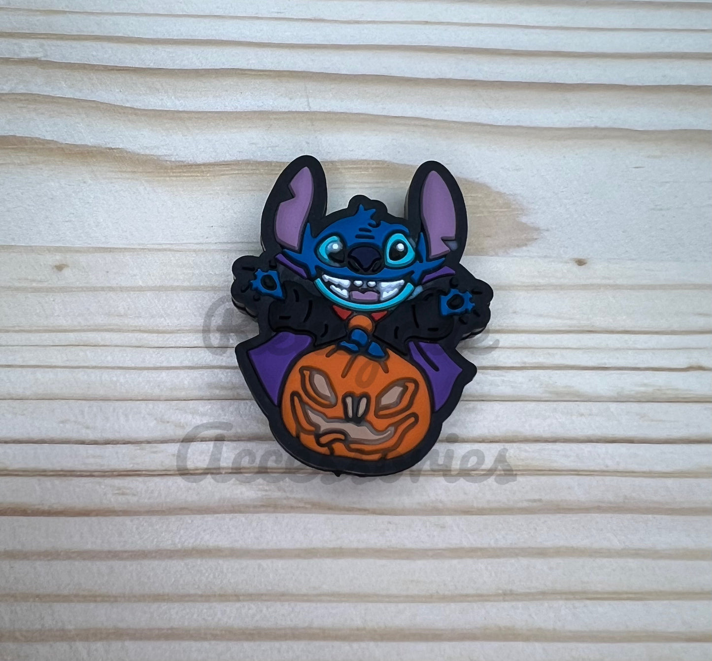 Focal Bead - Blue Alien Halloween