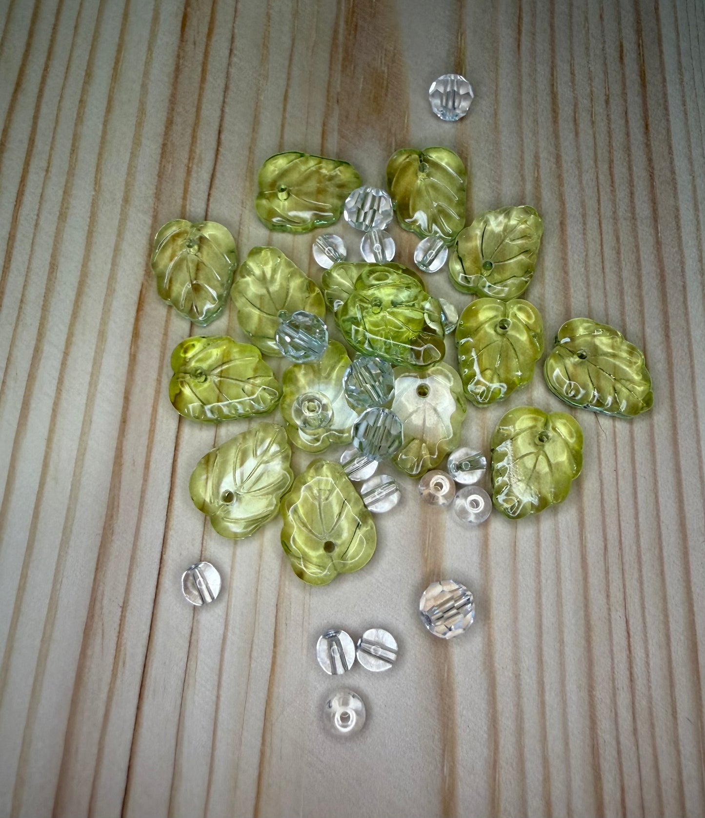 Leaf Bead Lot (All Pictured Included!)