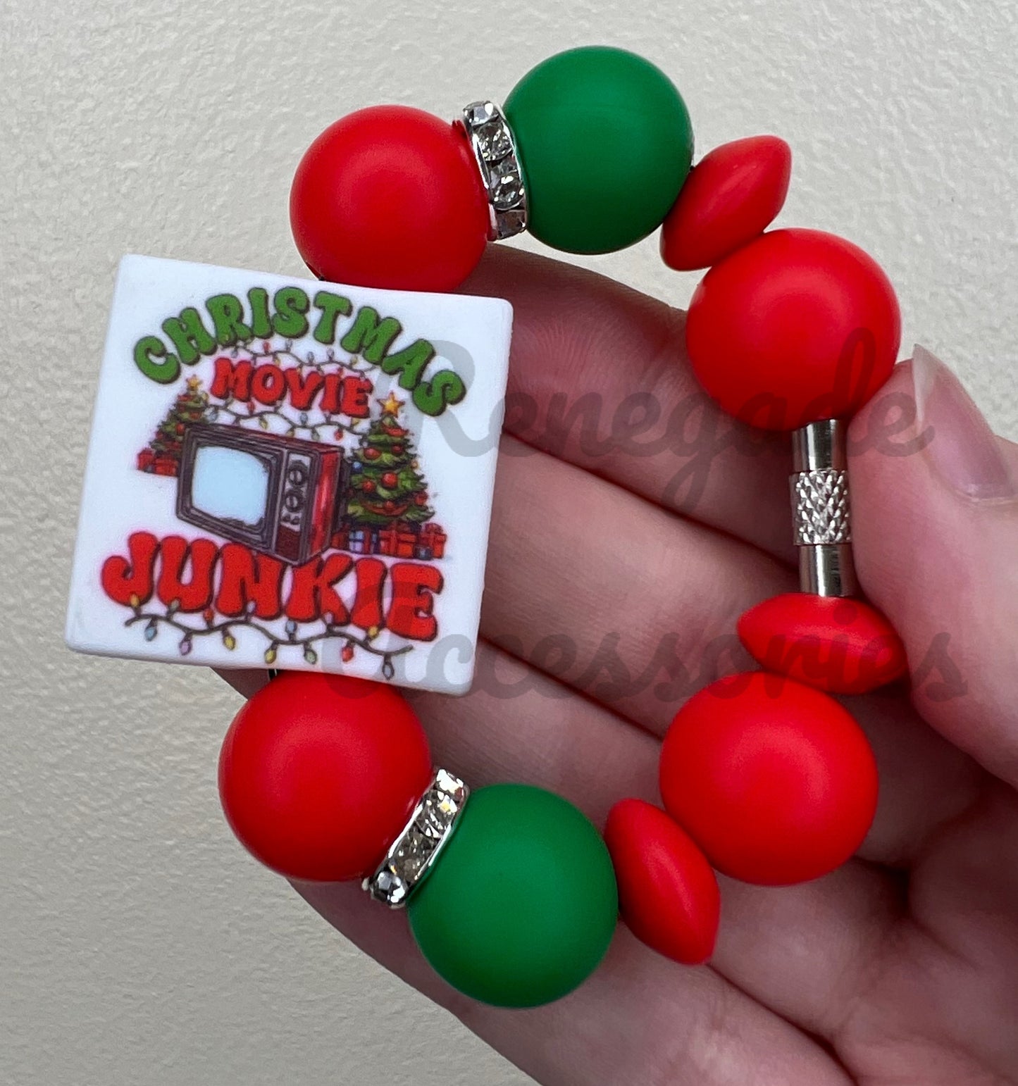 Silicone Charm - Christmas Movie Junkie
