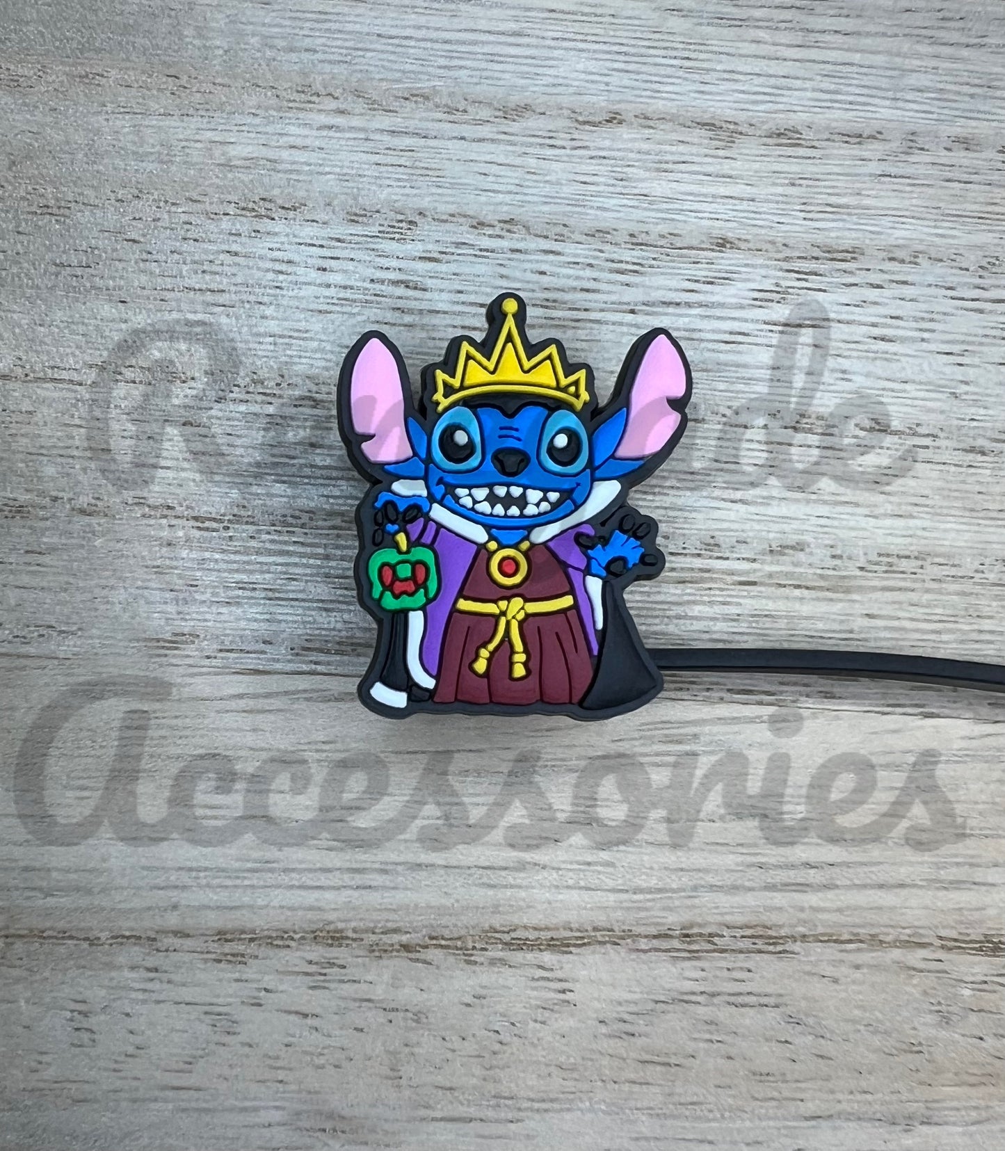Straw Topper - Blue Alien Evil Queen Villain Costume
