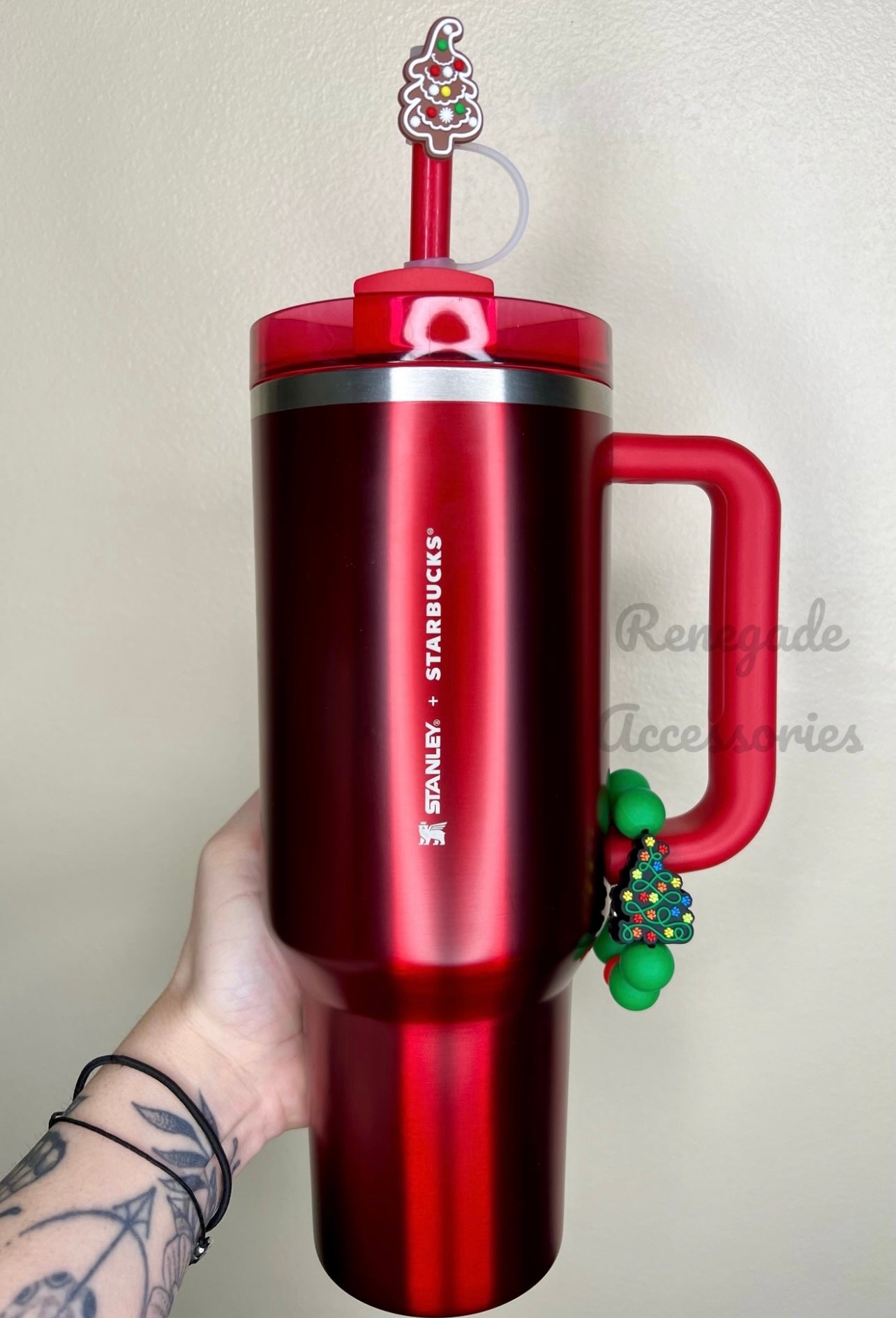 Silicone Charm - Christmas Tree Paws