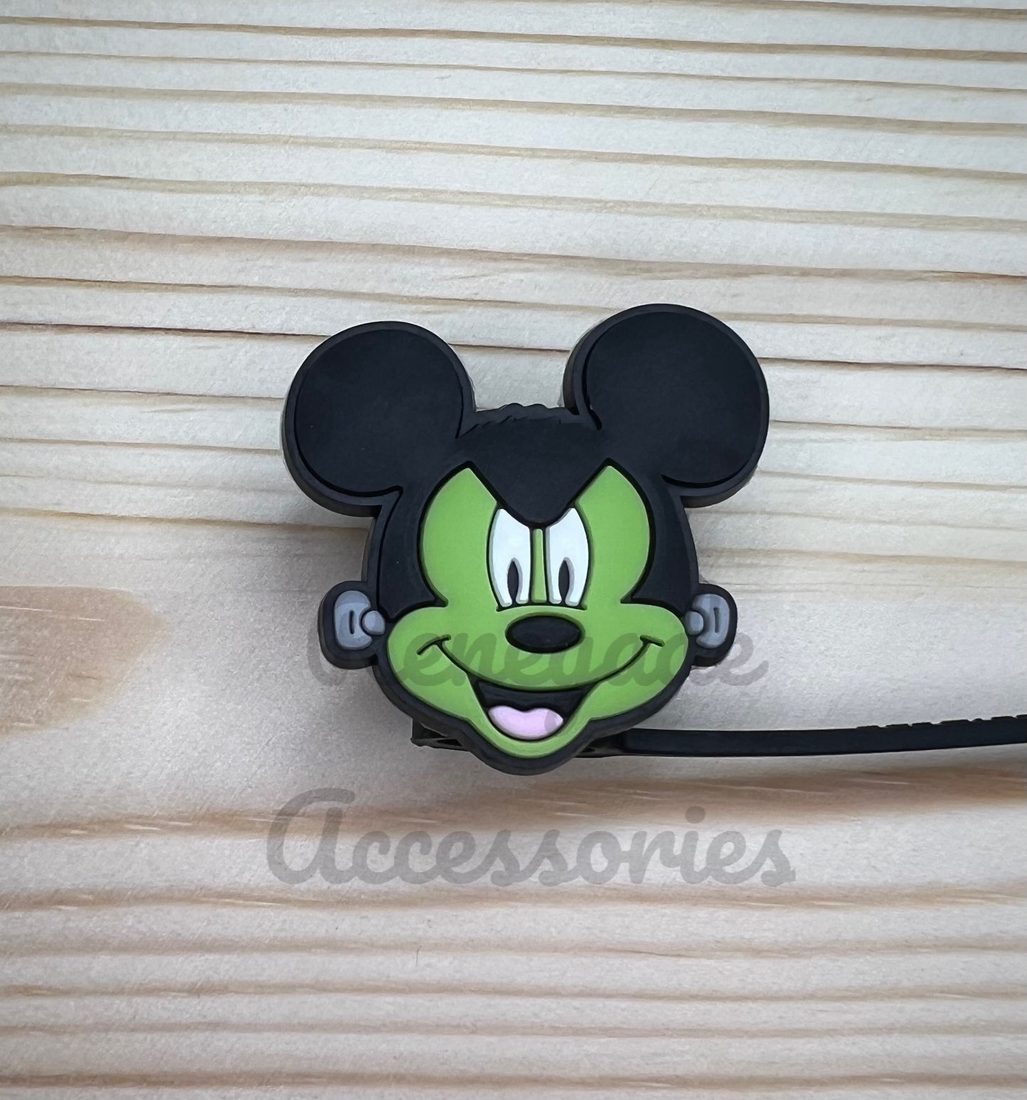 Straw Topper - Mouse Ears Frankenstein