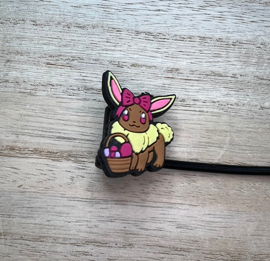 Straw Topper - Easter Trading Card Character