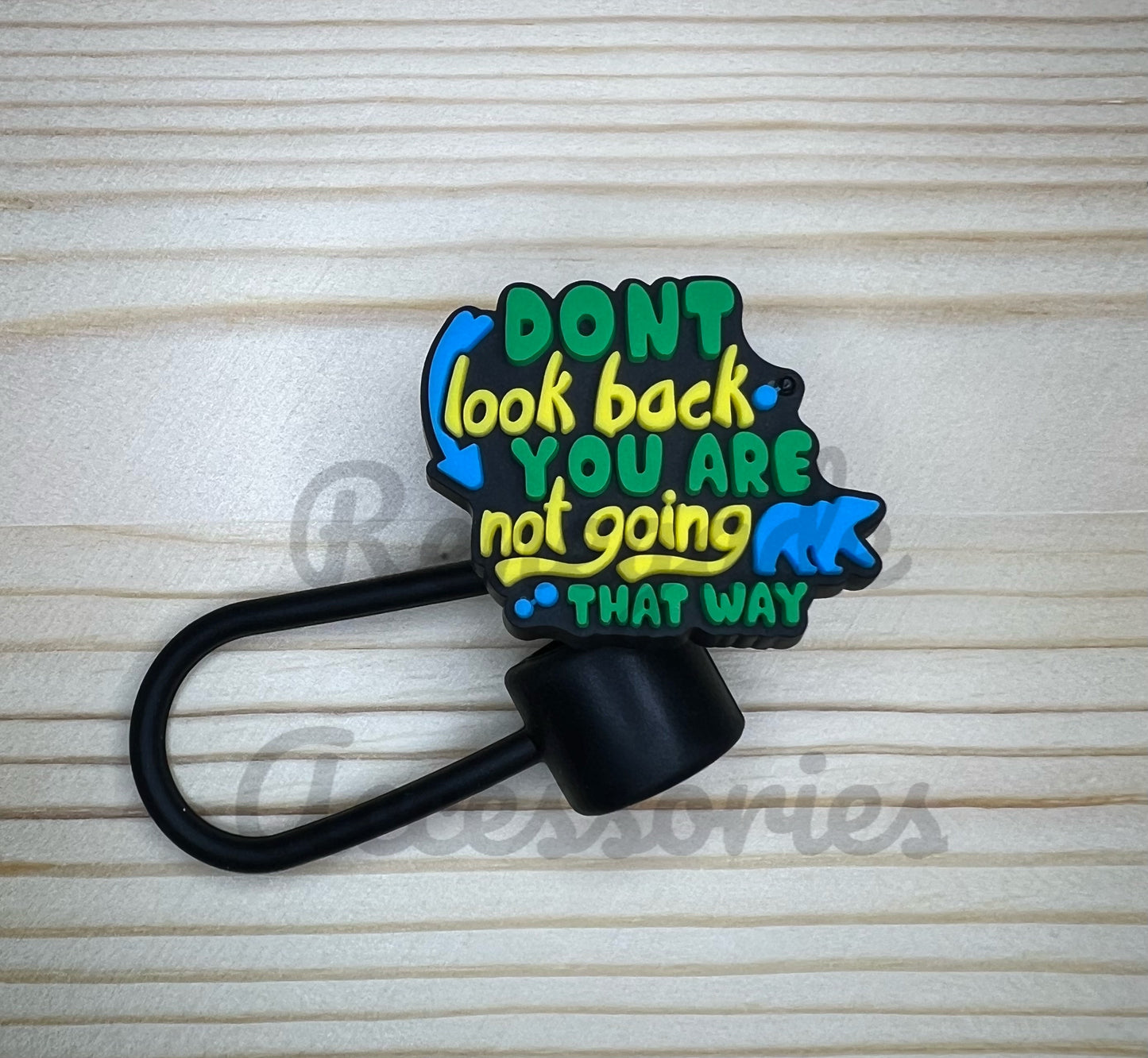 Straw Topper - Don’t Look Back, You’re Not Going That Way - Bear