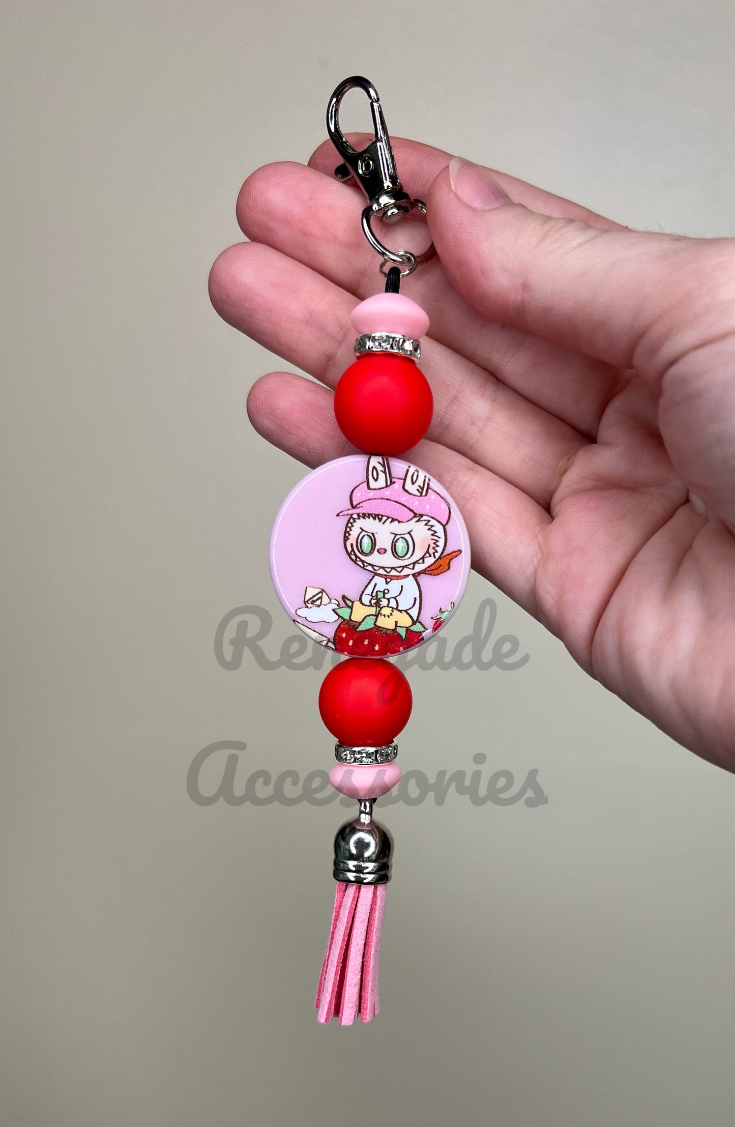 Straw Charm - Strawberry Bubu