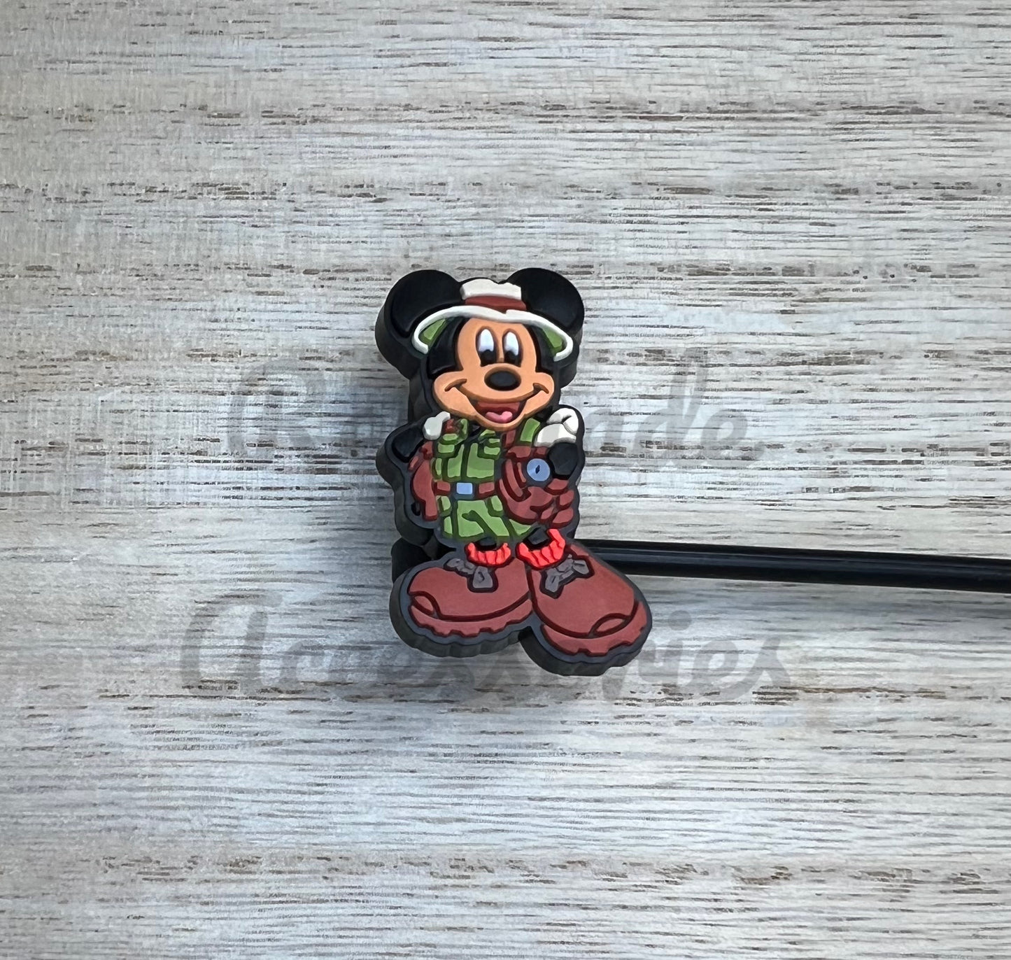 Straw Topper - Mouse Ears Boy