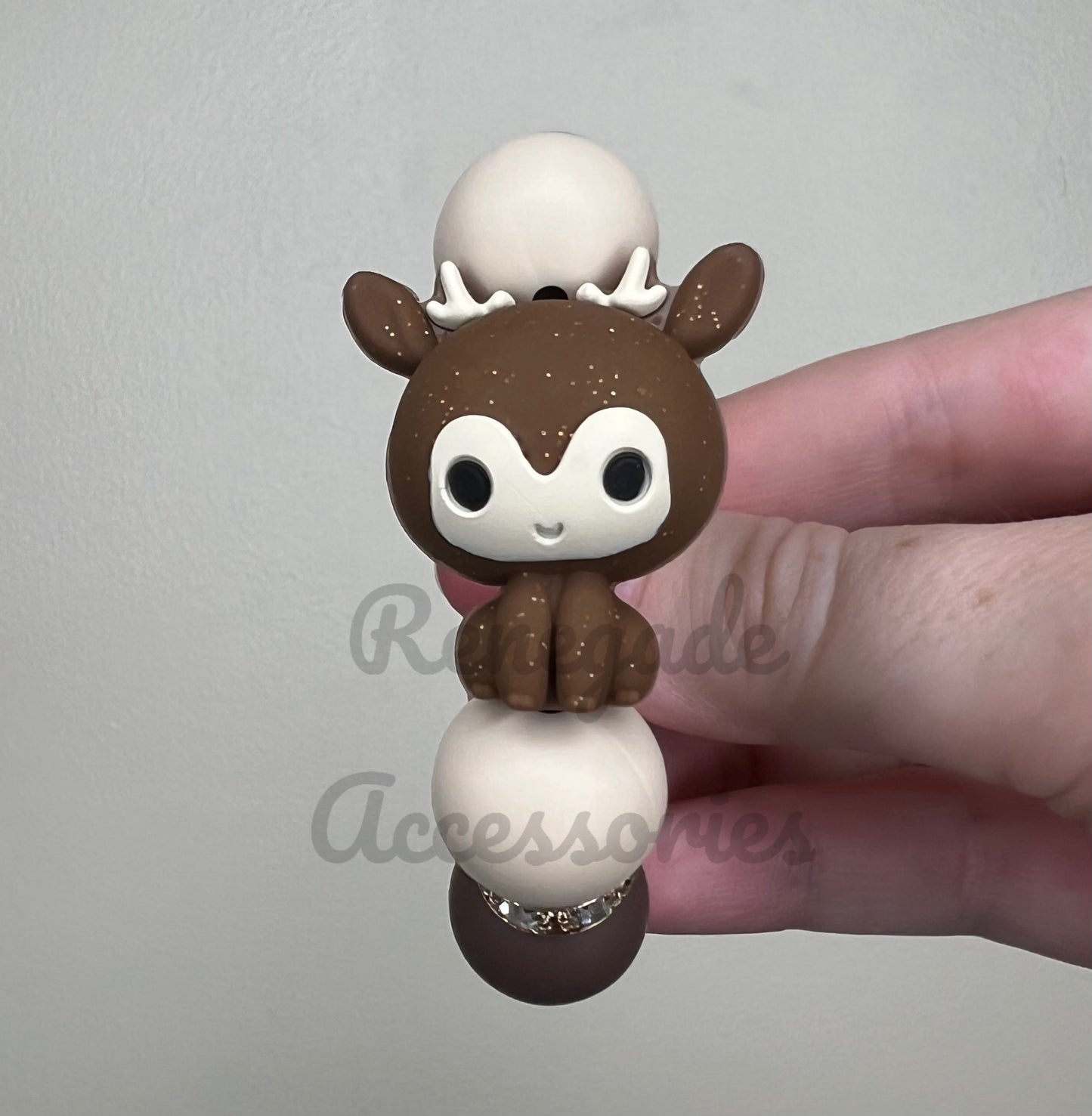 Silicone Charm - Reindeer