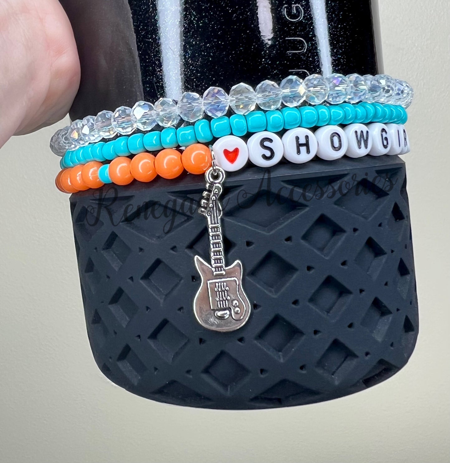 Bracelet Stack - Showgirl Taylor - HYDROJUG (WITH Guitar Charm)