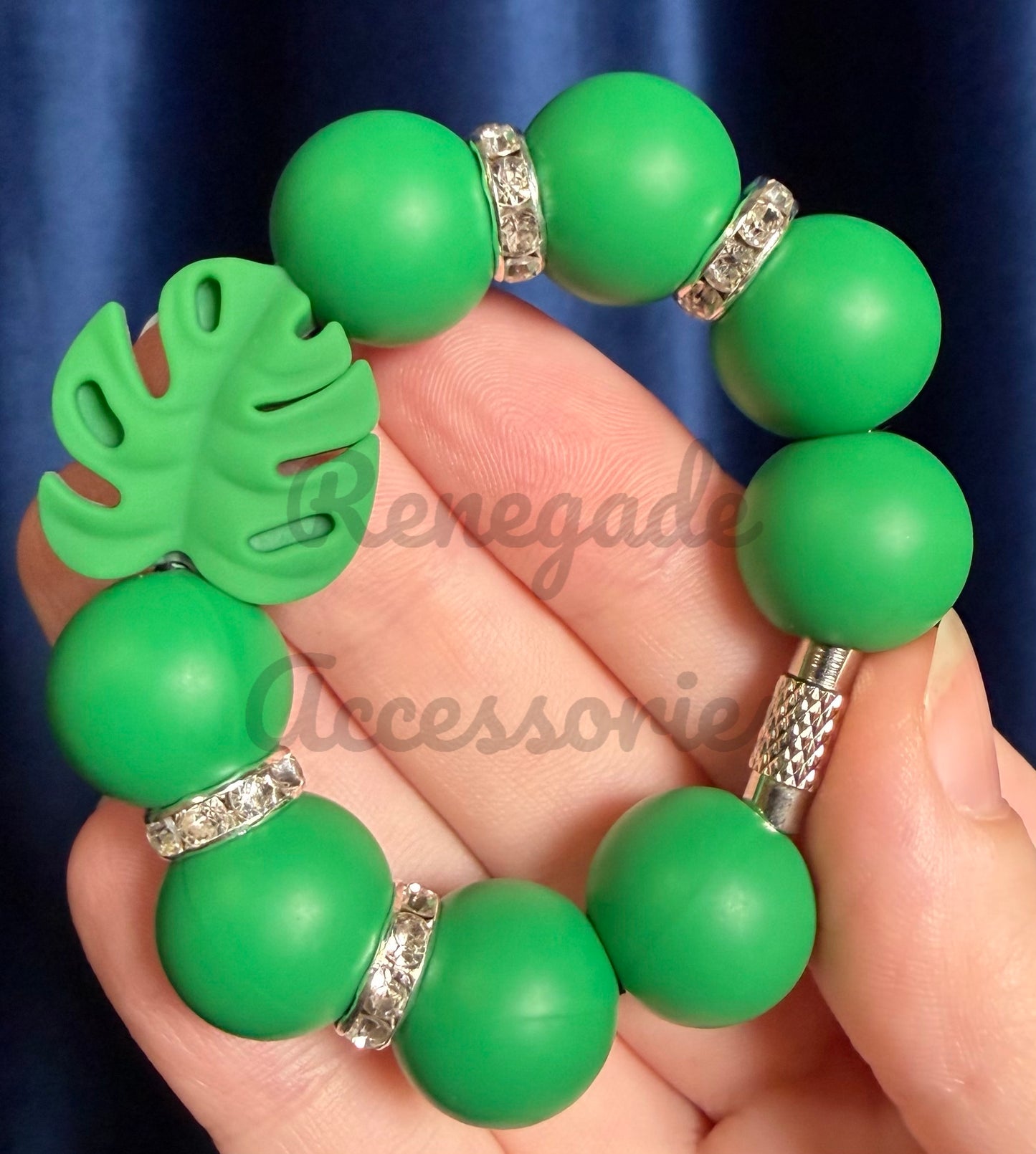 Silicone Charm - Monstera