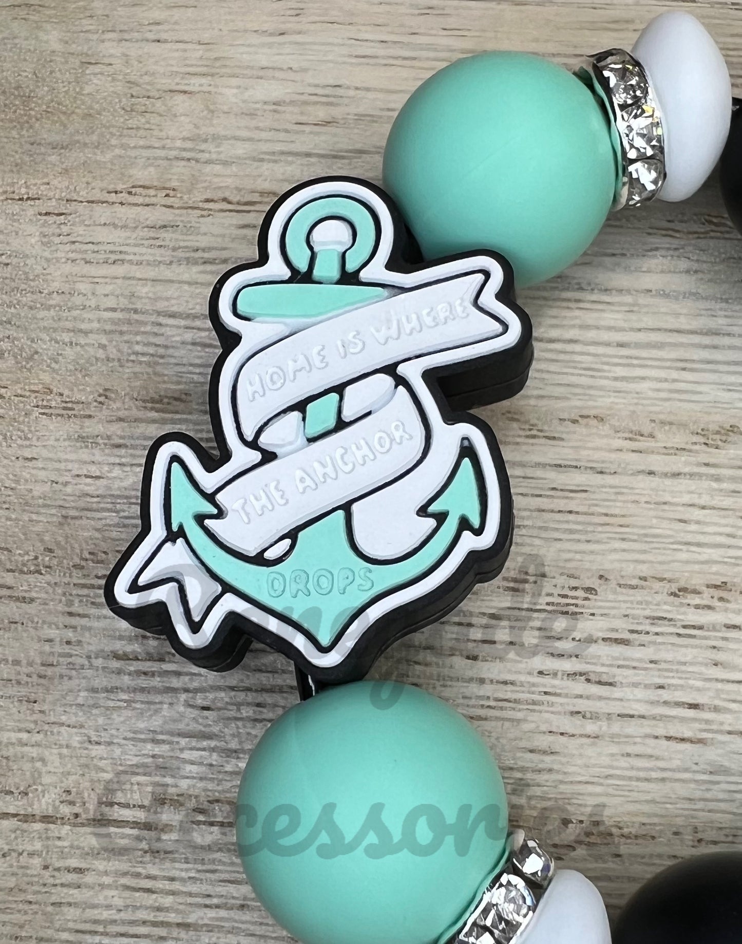 Silicone Charm - Home Is Where The Anchor Drops