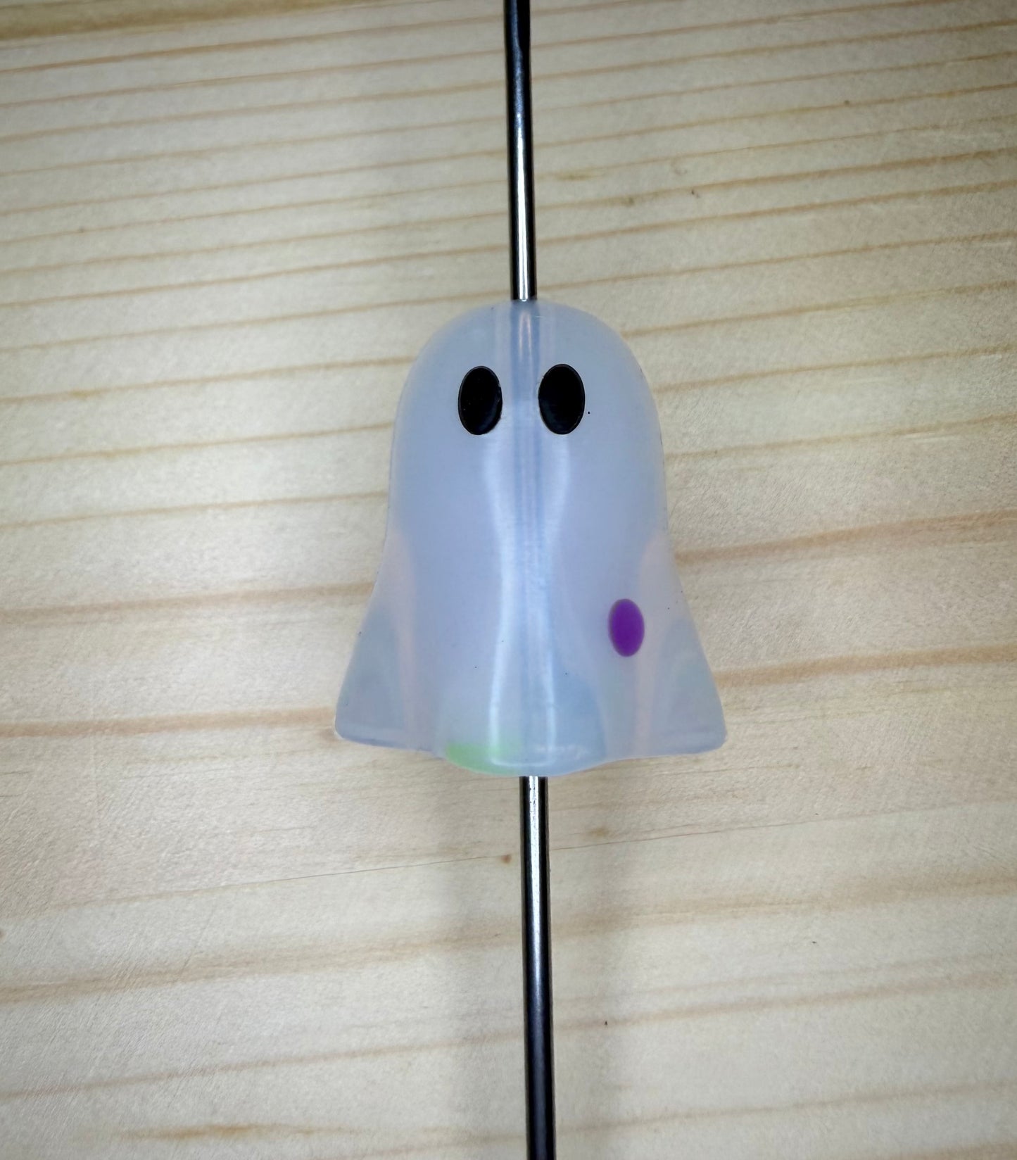 Focal Bead - Confetti Ghost