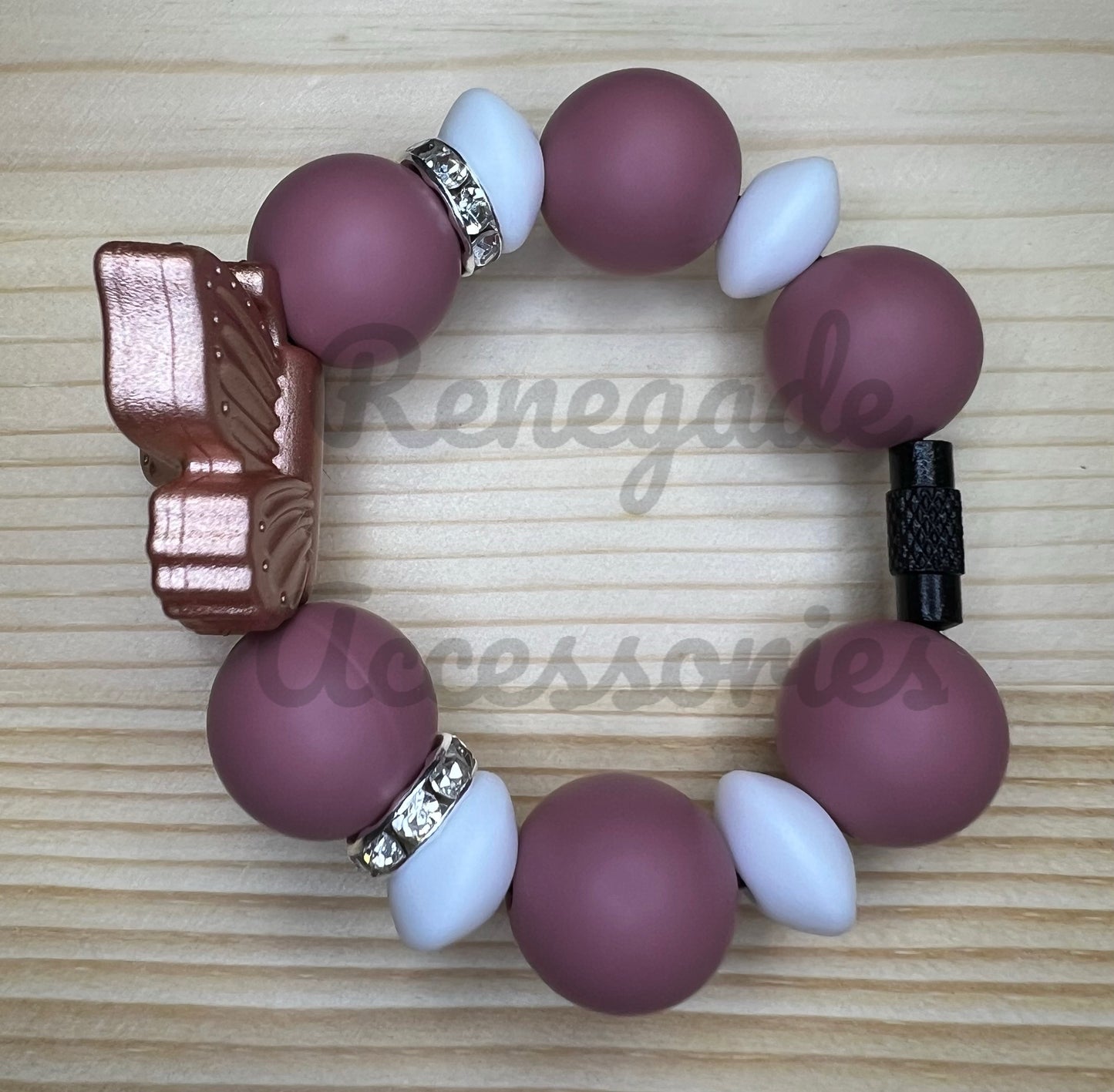 Silicone Charm - Wildflower Butterfly